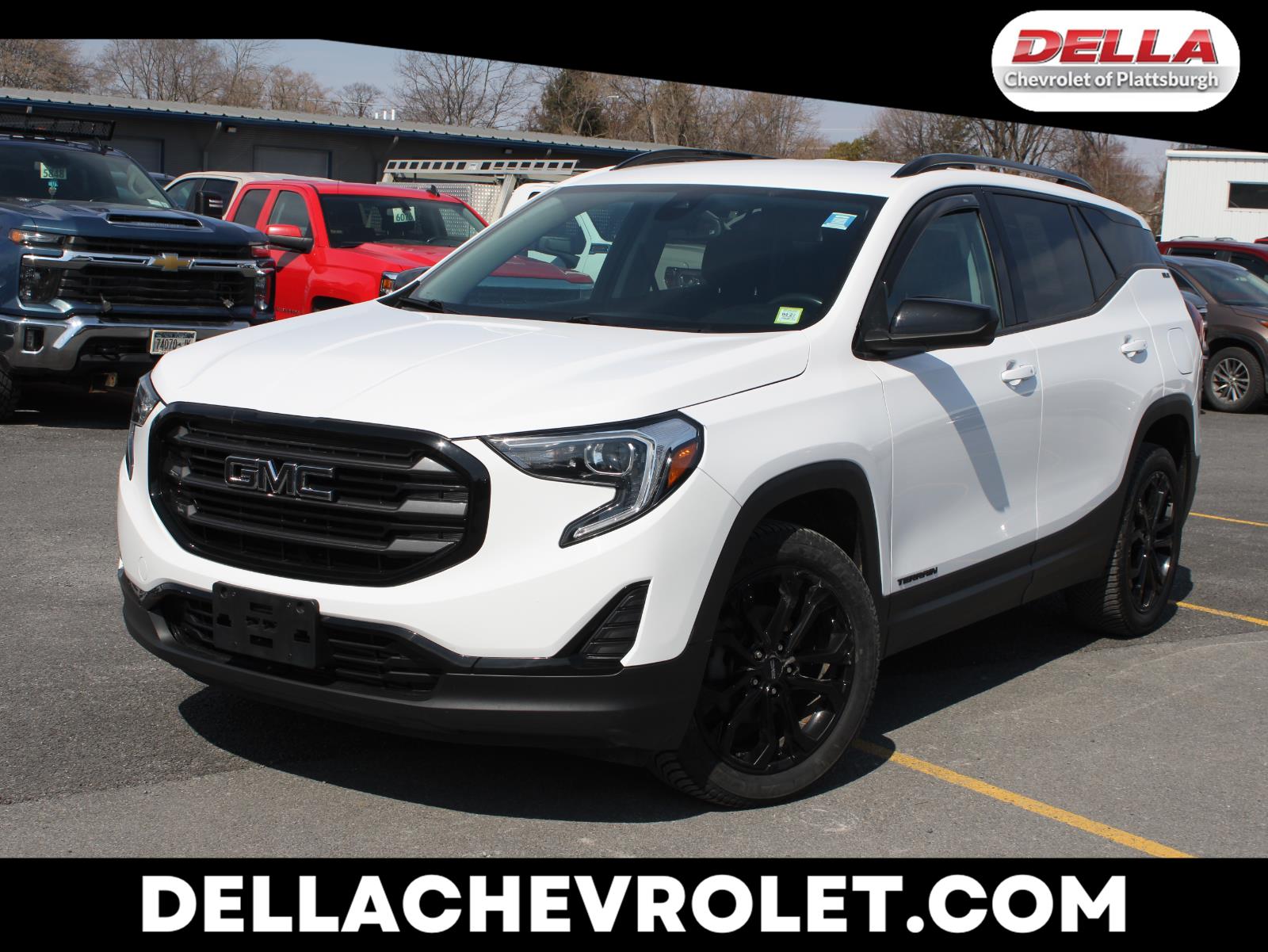 Summit White 2020 GMC Terrain SLE AWD SUV / Crossover Four-Wheel Drive 9-Speed Automatic Overdrive