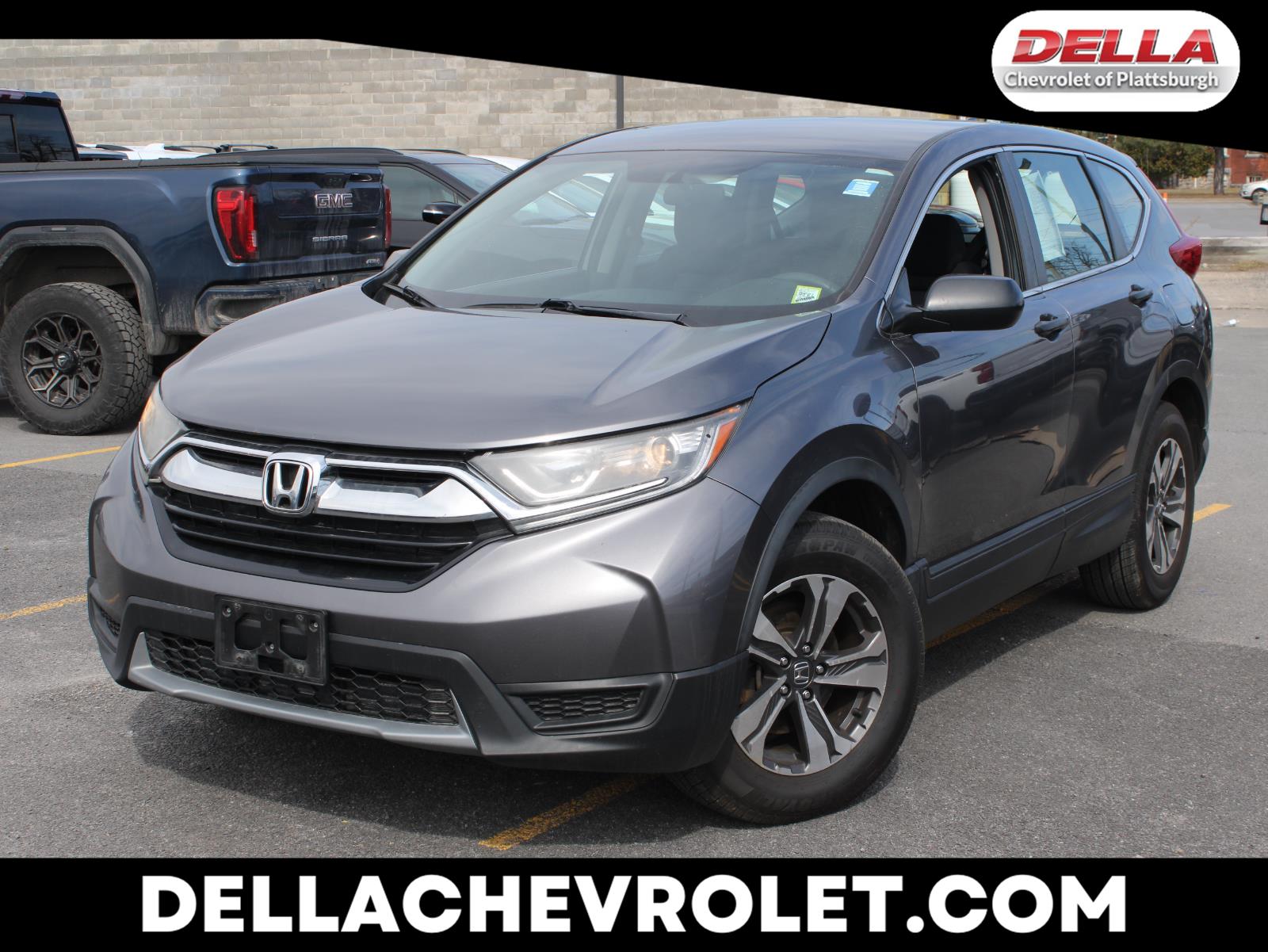 Gray (Modern Steel Metallic) 2018 Honda CR-V LX AWD SUV / Crossover All-Wheel Drive Continuously Variable Transmission