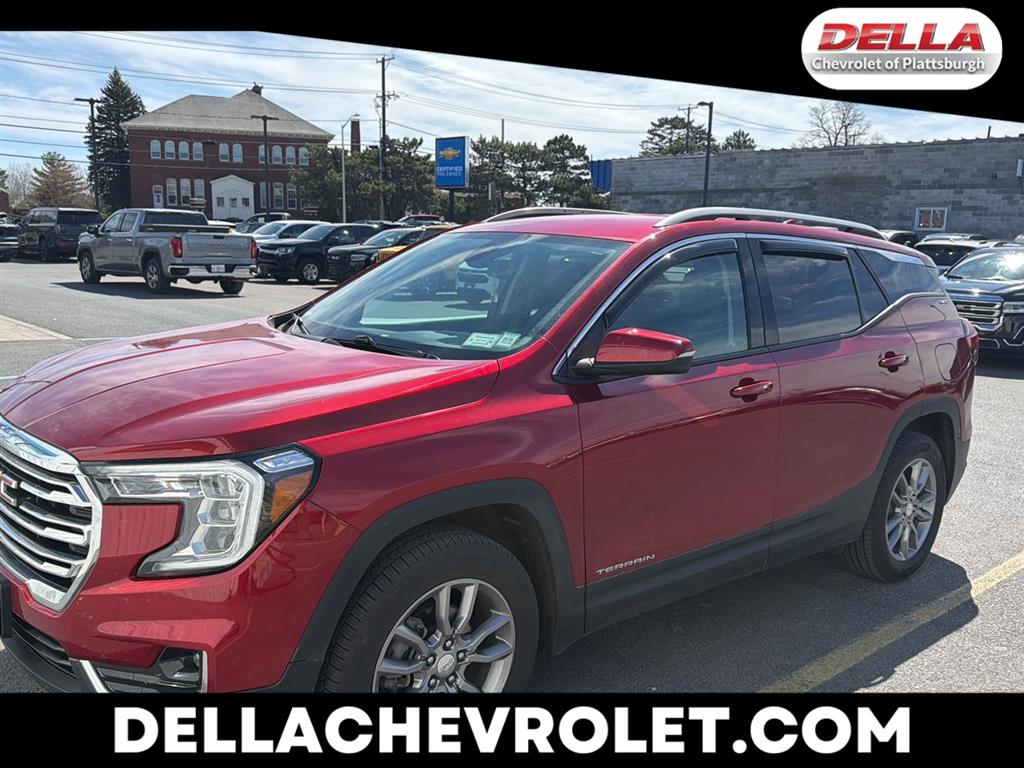 Cayenne Red Tintcoat 2022 GMC Terrain SLT AWD SUV / Crossover All-Wheel Drive 9-Speed Automatic