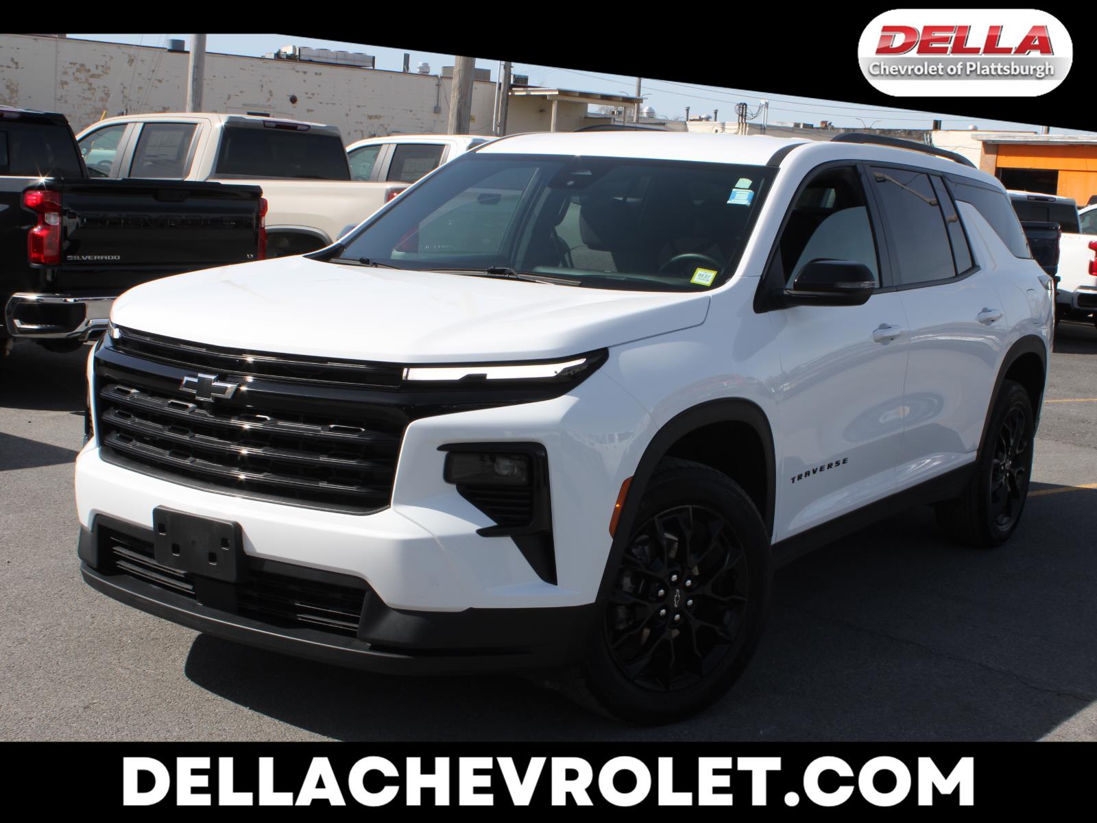 Summit White 2025 Chevrolet Traverse LT FWD SUV / Crossover Front-Wheel Drive 8-Speed Automatic