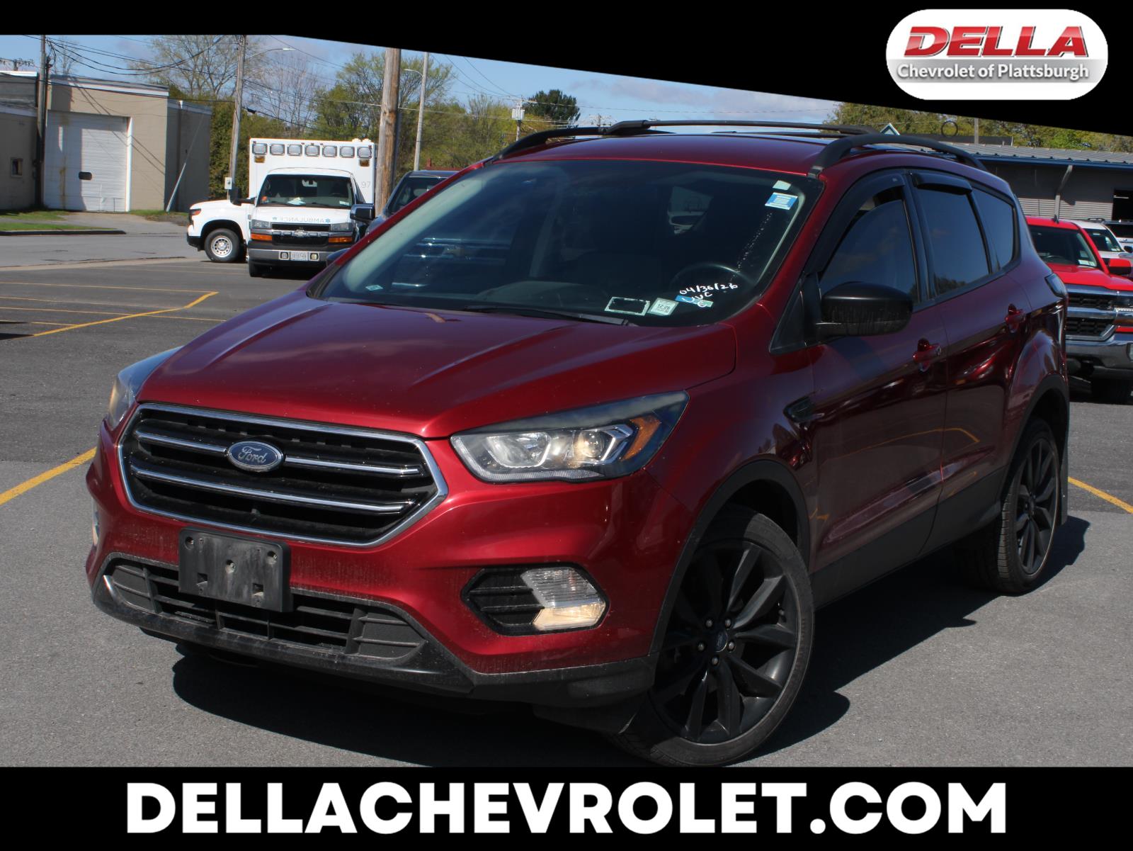 Ruby Red Metallic Tinted Clearcoat 2018 Ford Escape SE AWD SUV / Crossover All-Wheel Drive 6-Speed Automatic