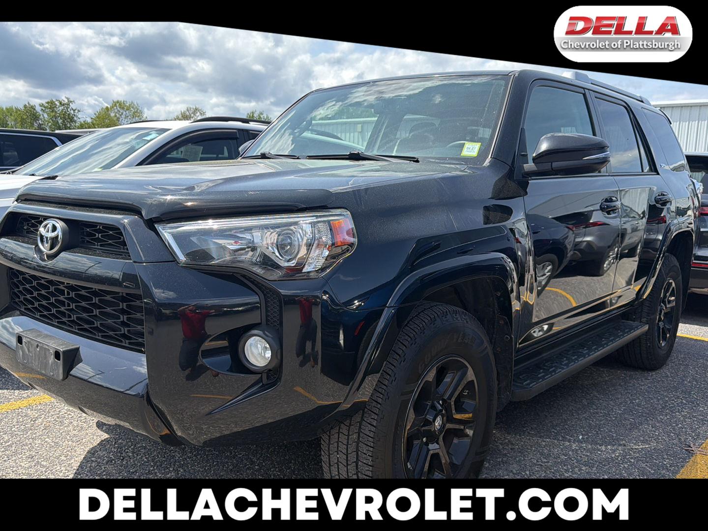 Midnight Black Metallic 2017 Toyota 4Runner SR5 4WD SUV / Crossover Four-Wheel Drive Automatic