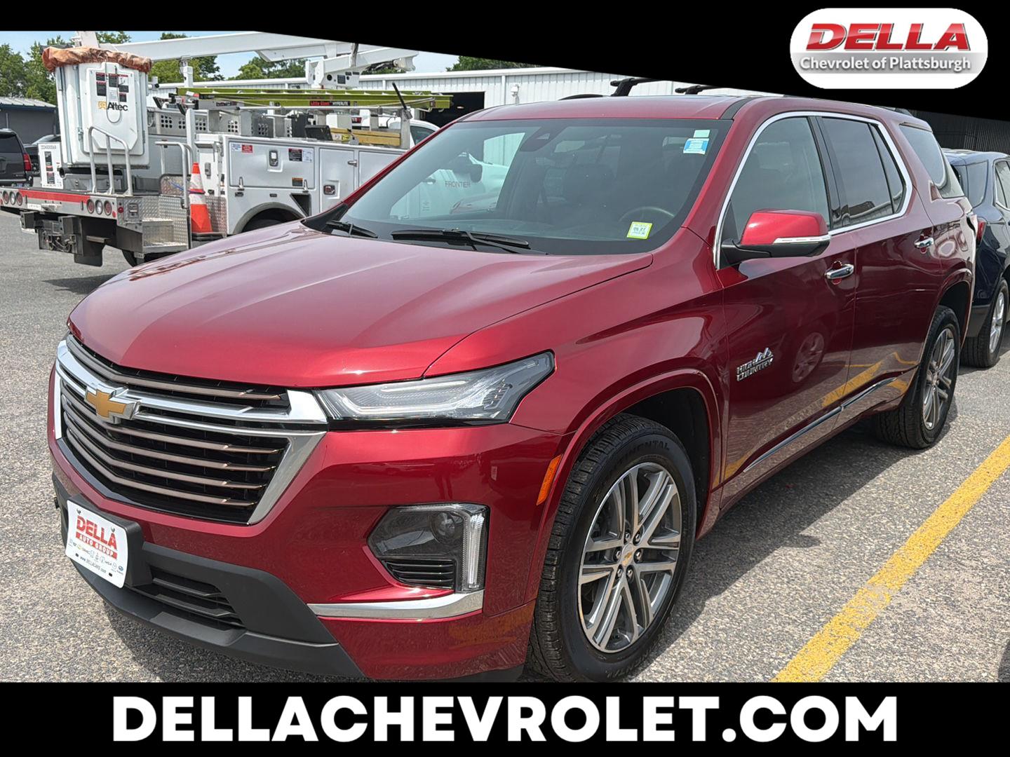 Radiant Red Tintcoat 2023 Chevrolet Traverse High Country AWD SUV / Crossover Four-Wheel Drive 9-Speed Automatic