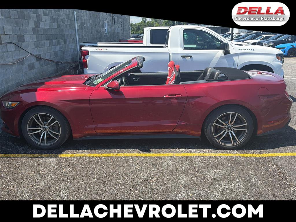 Ruby Red Metallic Tinted Clearcoat 2016 Ford Mustang Convertible Rear-Wheel Drive 6-Speed Manual