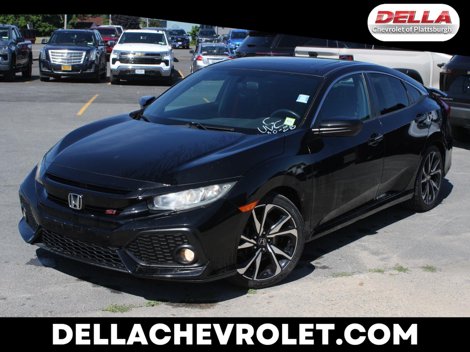 Crystal Black Pearl 2017 Honda Civic Sedan Front-Wheel Drive Manual