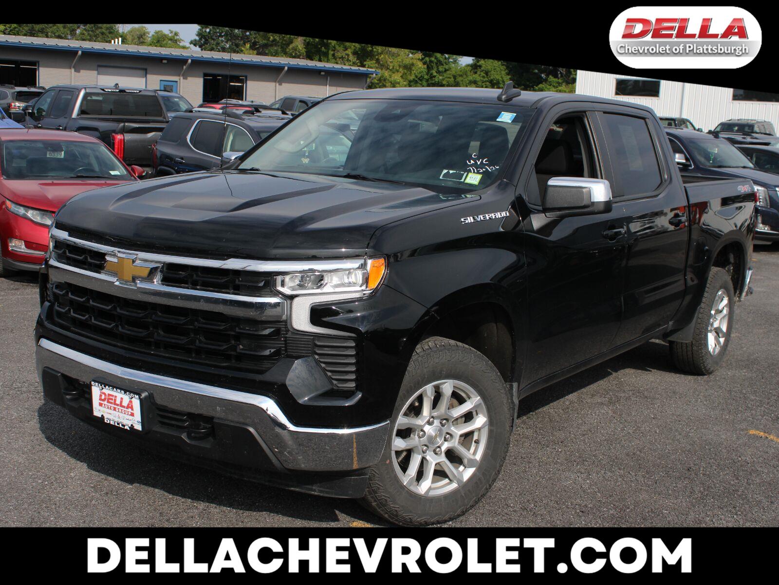 Black 2023 Chevrolet Silverado 1500 Pickup Truck Four-Wheel Drive Automatic