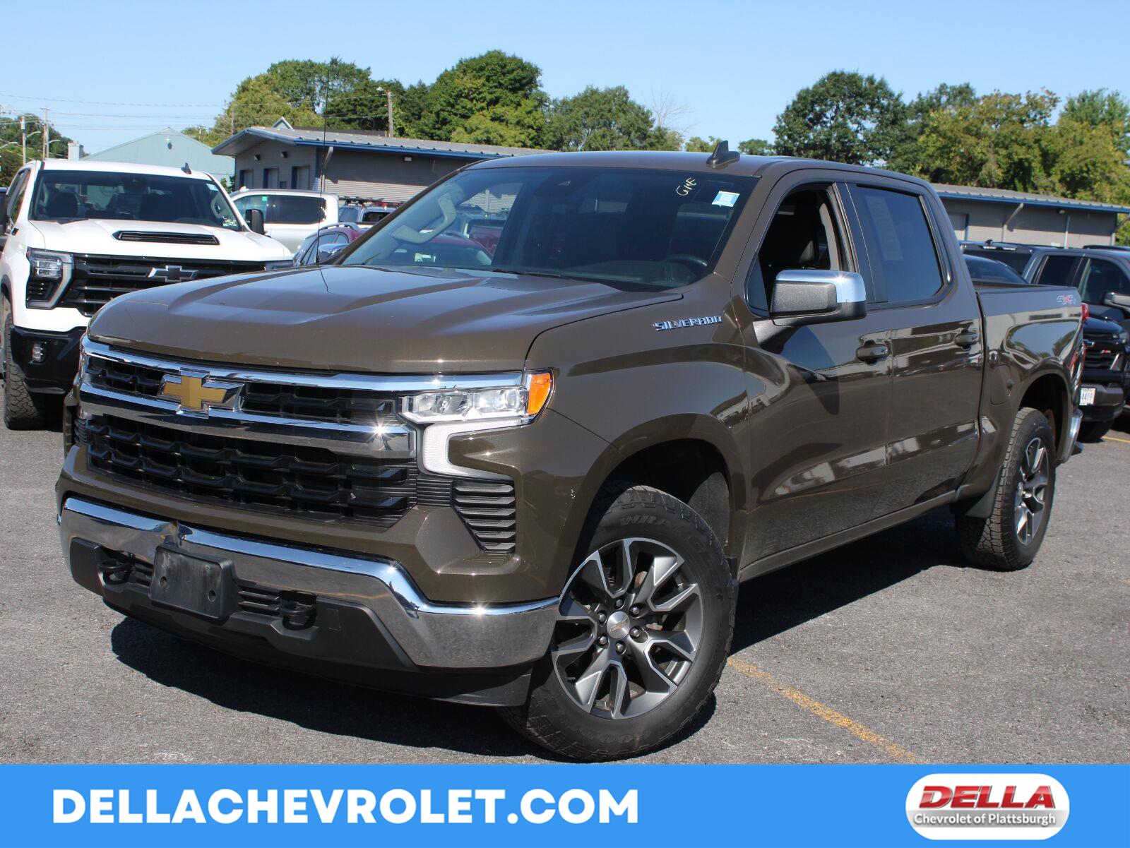 Dark Ash Metallic 2023 Chevrolet Silverado 1500 Pickup Truck Four-Wheel Drive 8-Speed Automatic