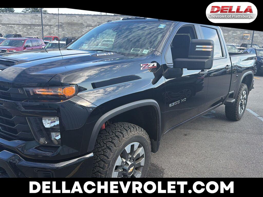 Black 2025 Chevrolet Silverado 2500HD Pickup Truck Four-Wheel Drive Automatic