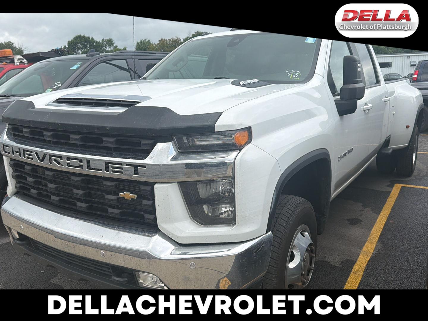 Summit White 2021 Chevrolet Silverado 3500HD Pickup Truck Four-Wheel Drive Automatic