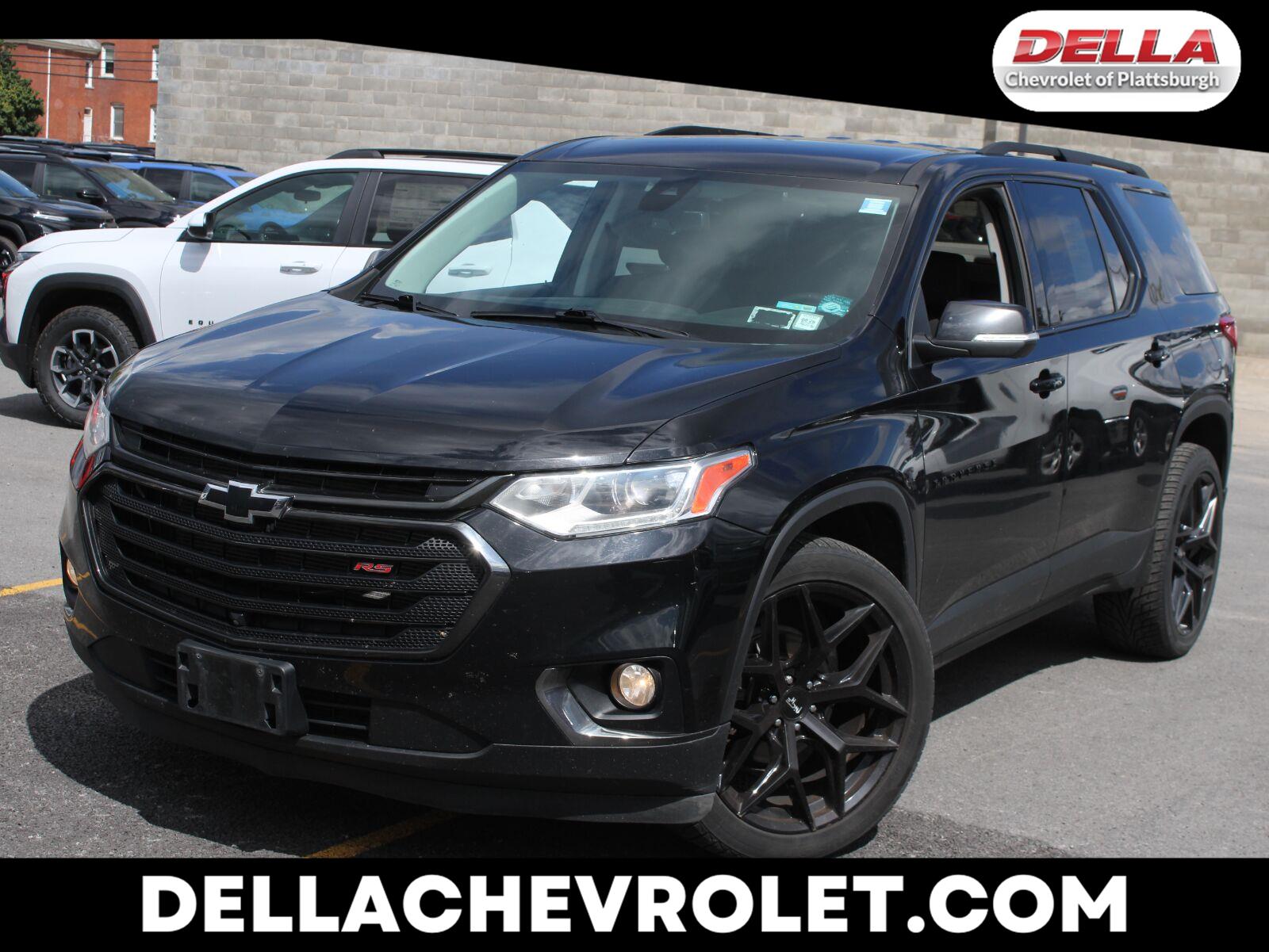 Mosaic Black Metallic 2021 Chevrolet Traverse SUV / Crossover Four-Wheel Drive 9-Speed Automatic
