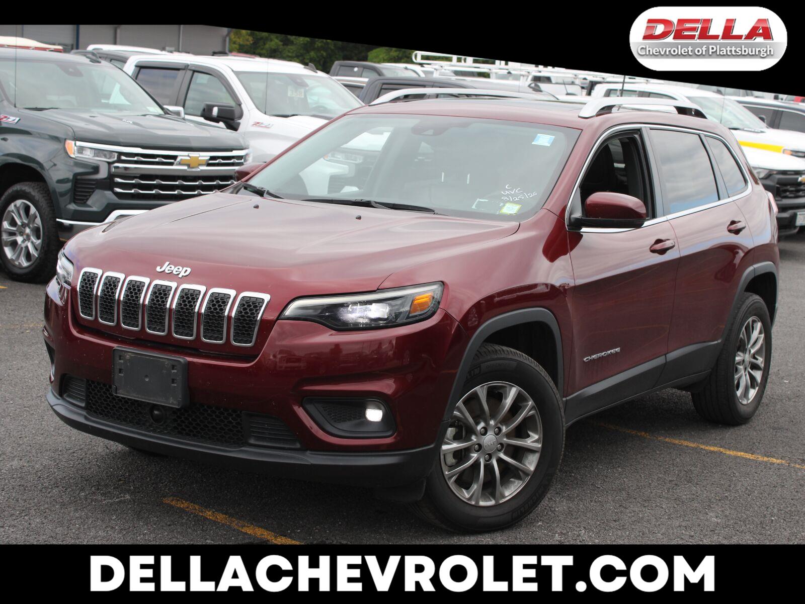 Velvet Red Pearlcoat 2021 Jeep Cherokee SUV / Crossover Four-Wheel Drive 9-Speed Automatic