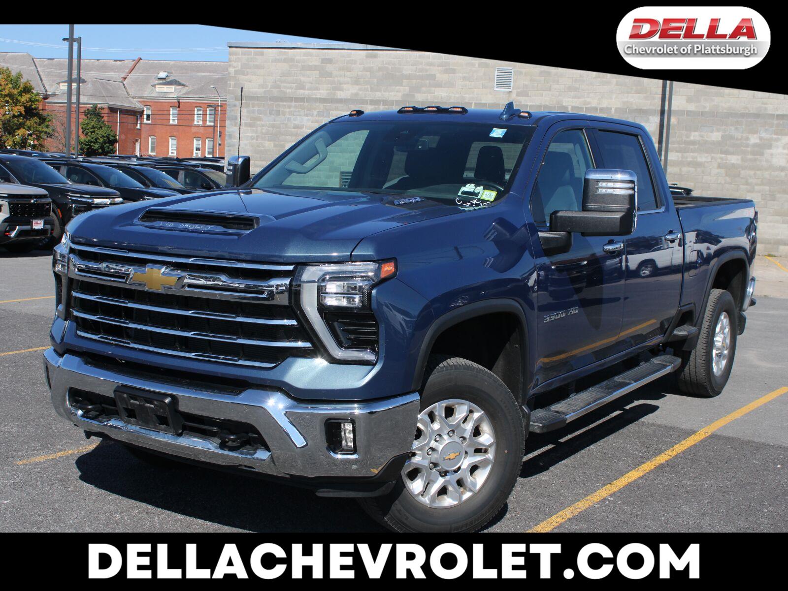 Lakeshore Blue Metallic 2024 Chevrolet Silverado 3500HD Pickup Truck Four-Wheel Drive Automatic