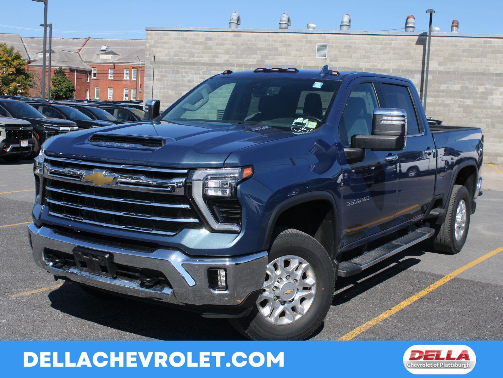 Lakeshore Blue Metallic 2024 Chevrolet Silverado 3500HD Pickup Truck Four-Wheel Drive Automatic