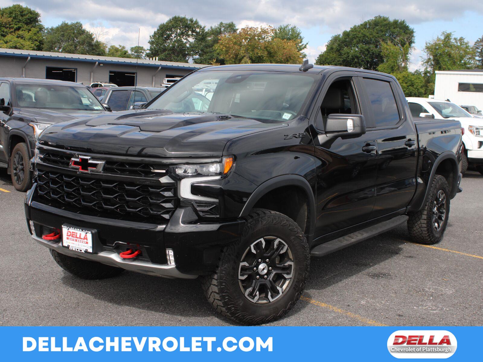 Black 2023 Chevrolet Silverado 1500 Pickup Truck Four-Wheel Drive Automatic