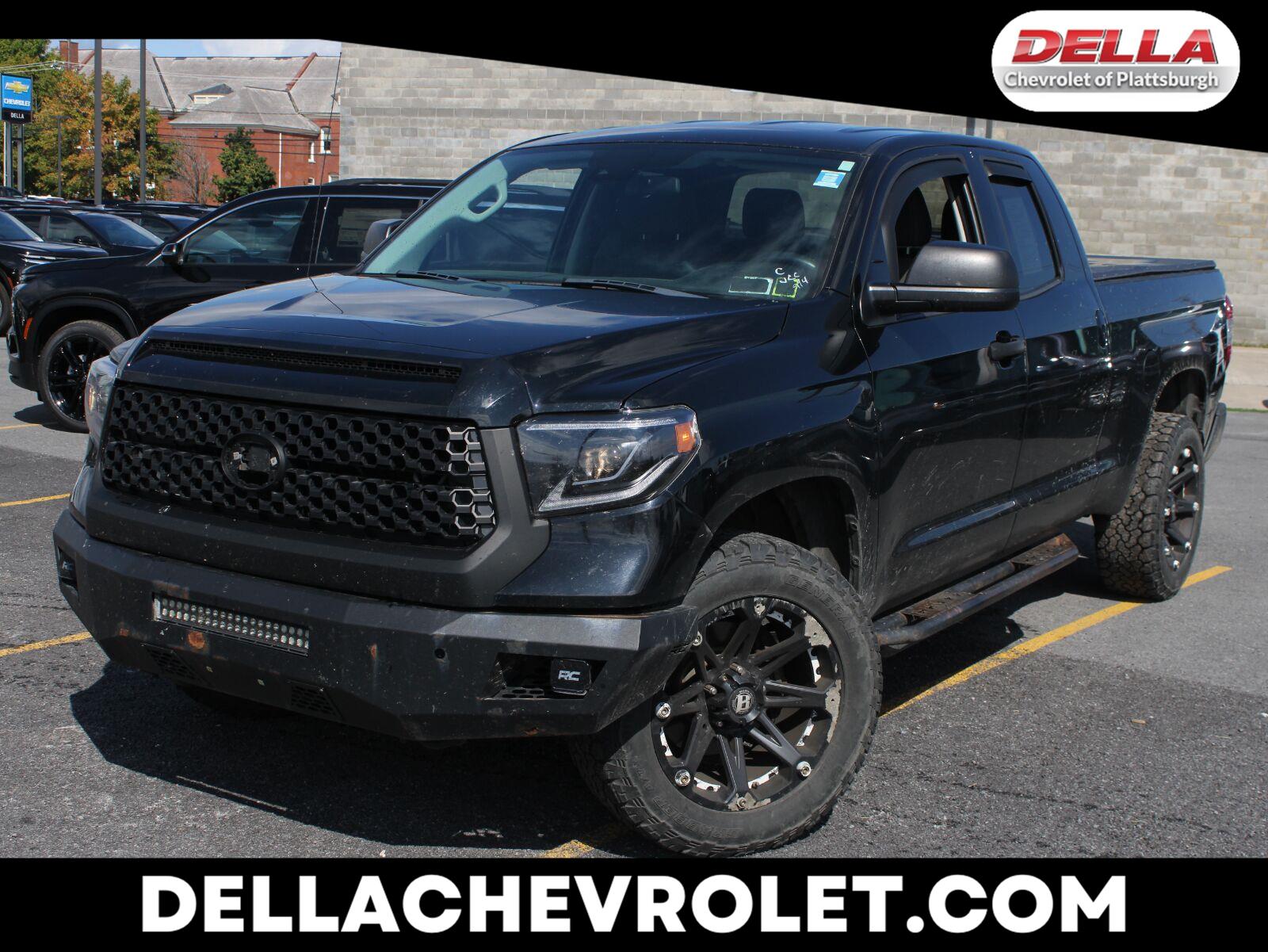 Midnight Black Metallic 2019 Toyota Tundra Pickup Truck Four-Wheel Drive Automatic