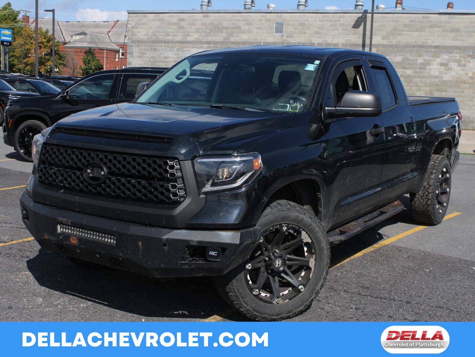Midnight Black Metallic 2019 Toyota Tundra Pickup Truck Four-Wheel Drive Automatic