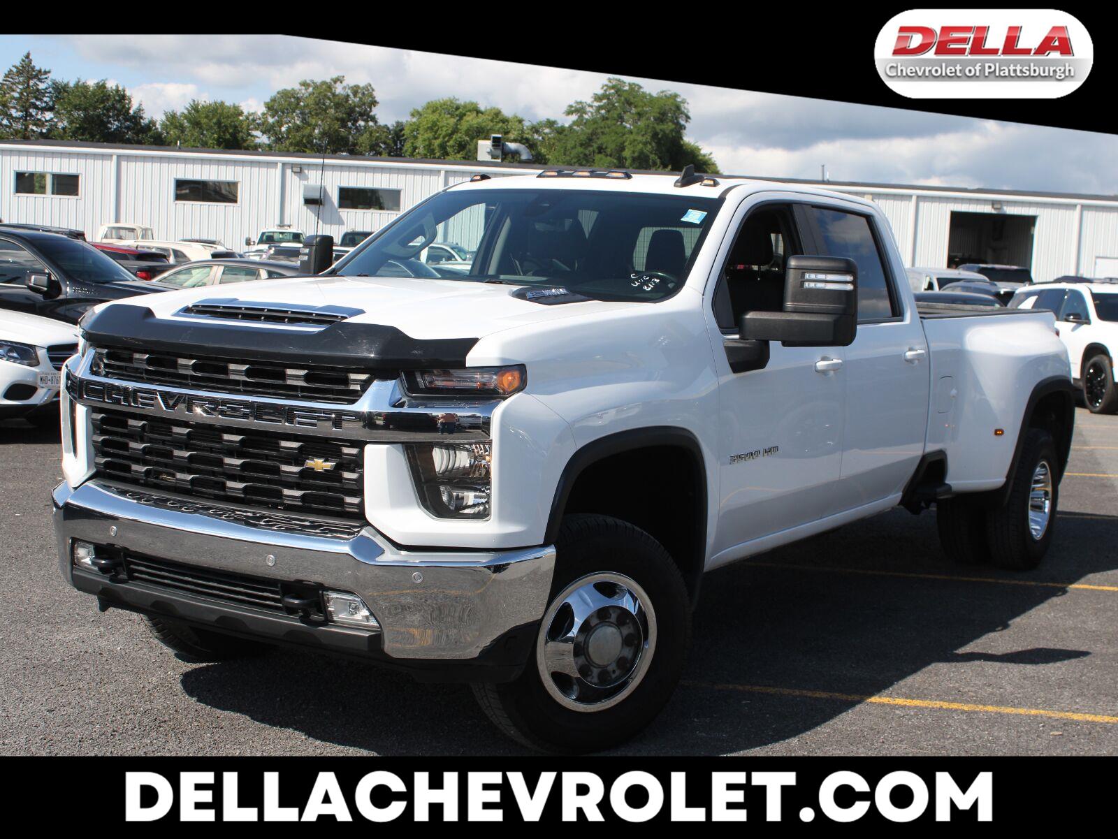 Summit White 2021 Chevrolet Silverado 3500HD Pickup Truck Four-Wheel Drive Automatic