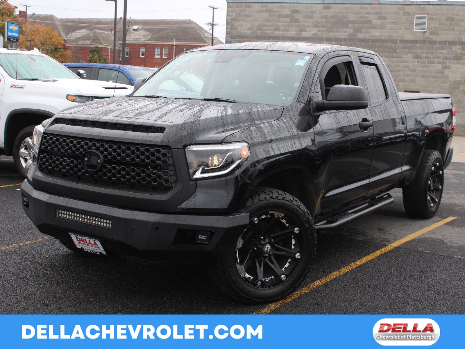 Midnight Black Metallic 2019 Toyota Tundra Pickup Truck Four-Wheel Drive Automatic