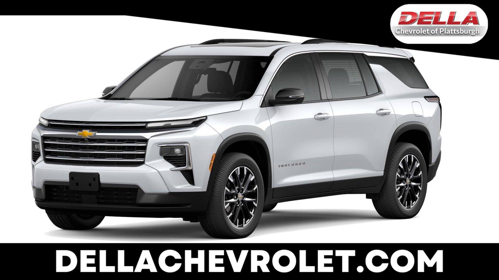 Summit White 2026 Chevrolet Traverse SUV / Crossover Four-Wheel Drive 8-Speed Automatic
