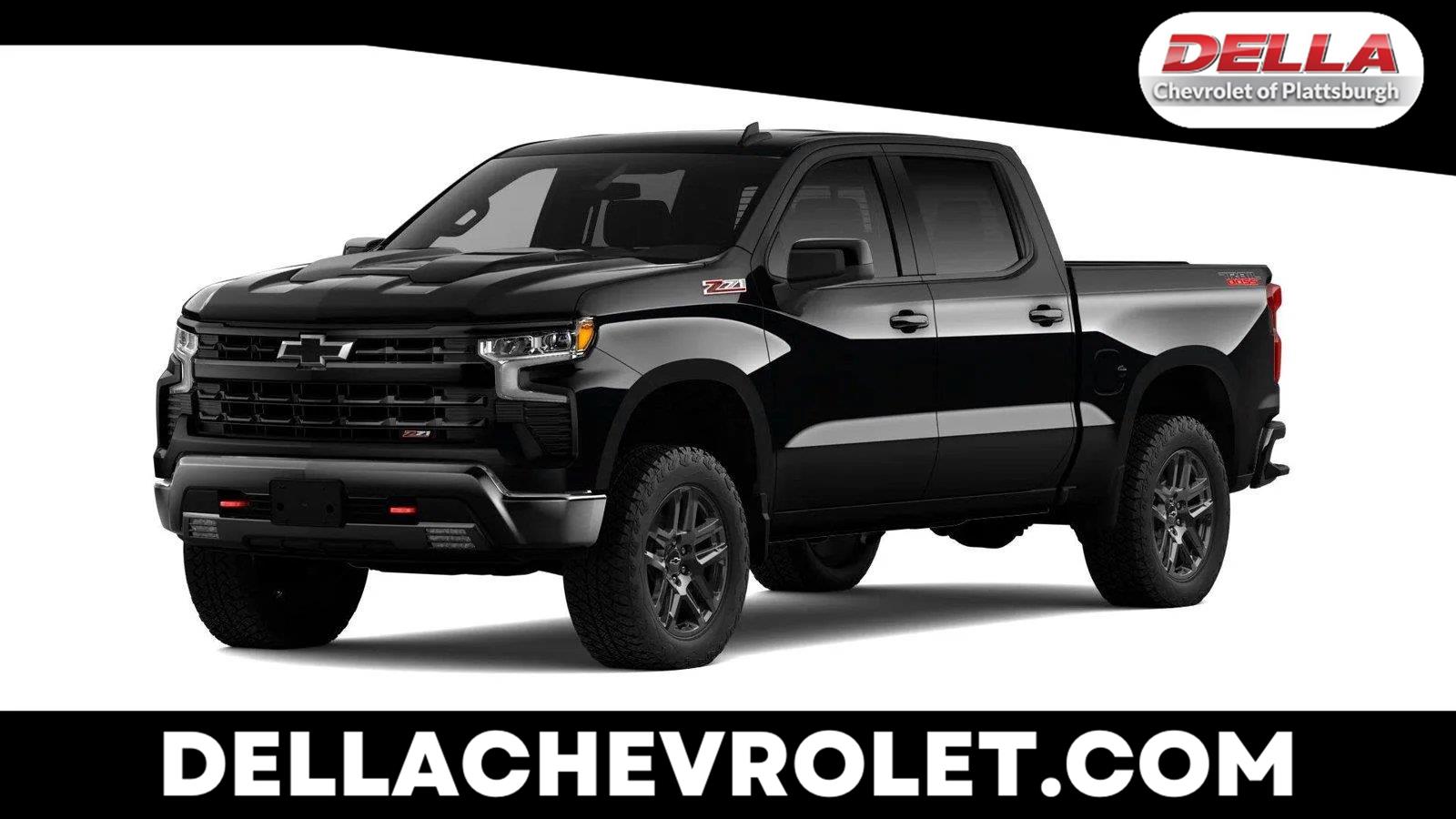 Black 2026 Chevrolet Silverado 1500 Pickup Truck Four-Wheel Drive Automatic