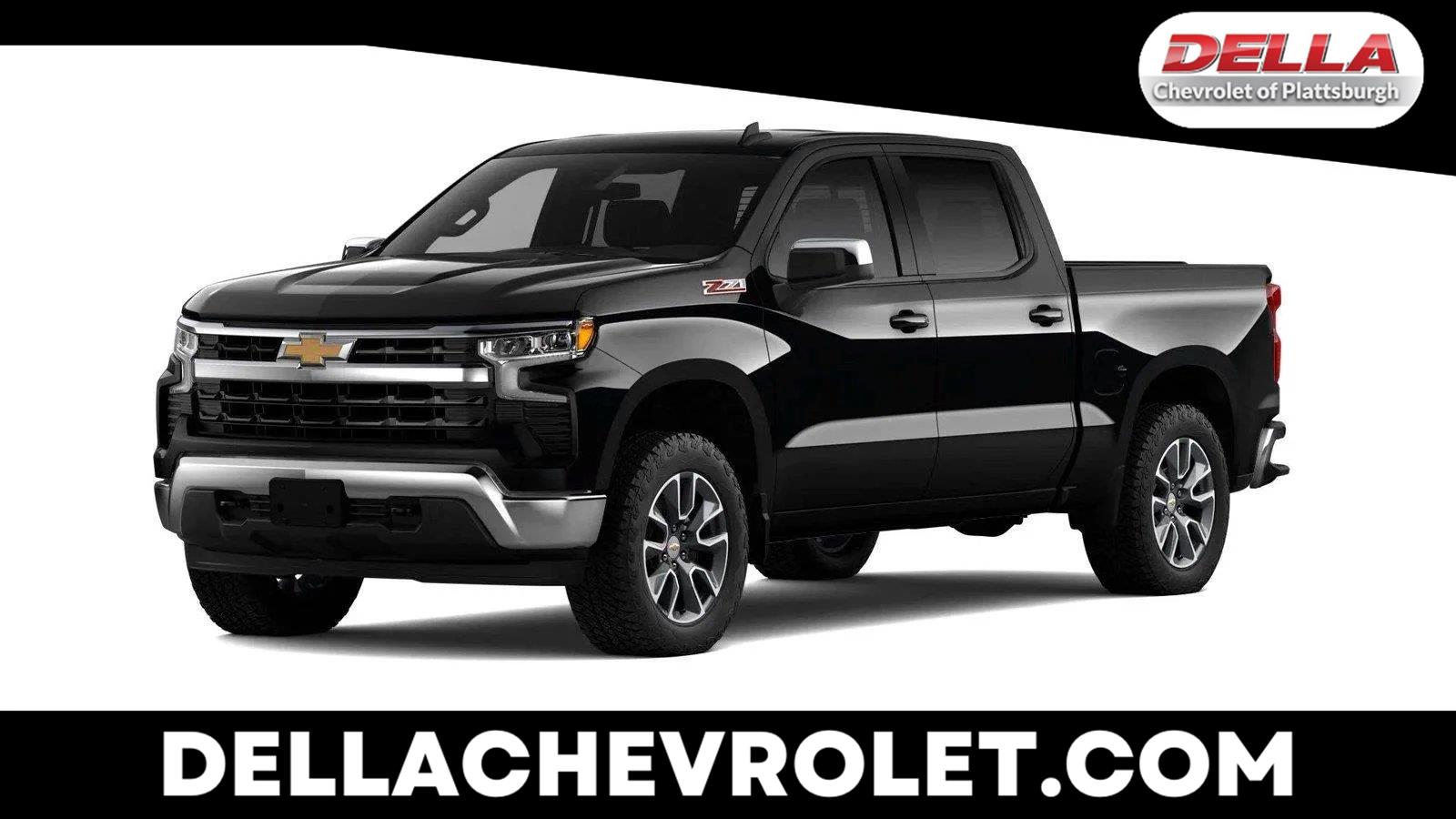 Black 2026 Chevrolet Silverado 1500 Pickup Truck Four-Wheel Drive Automatic