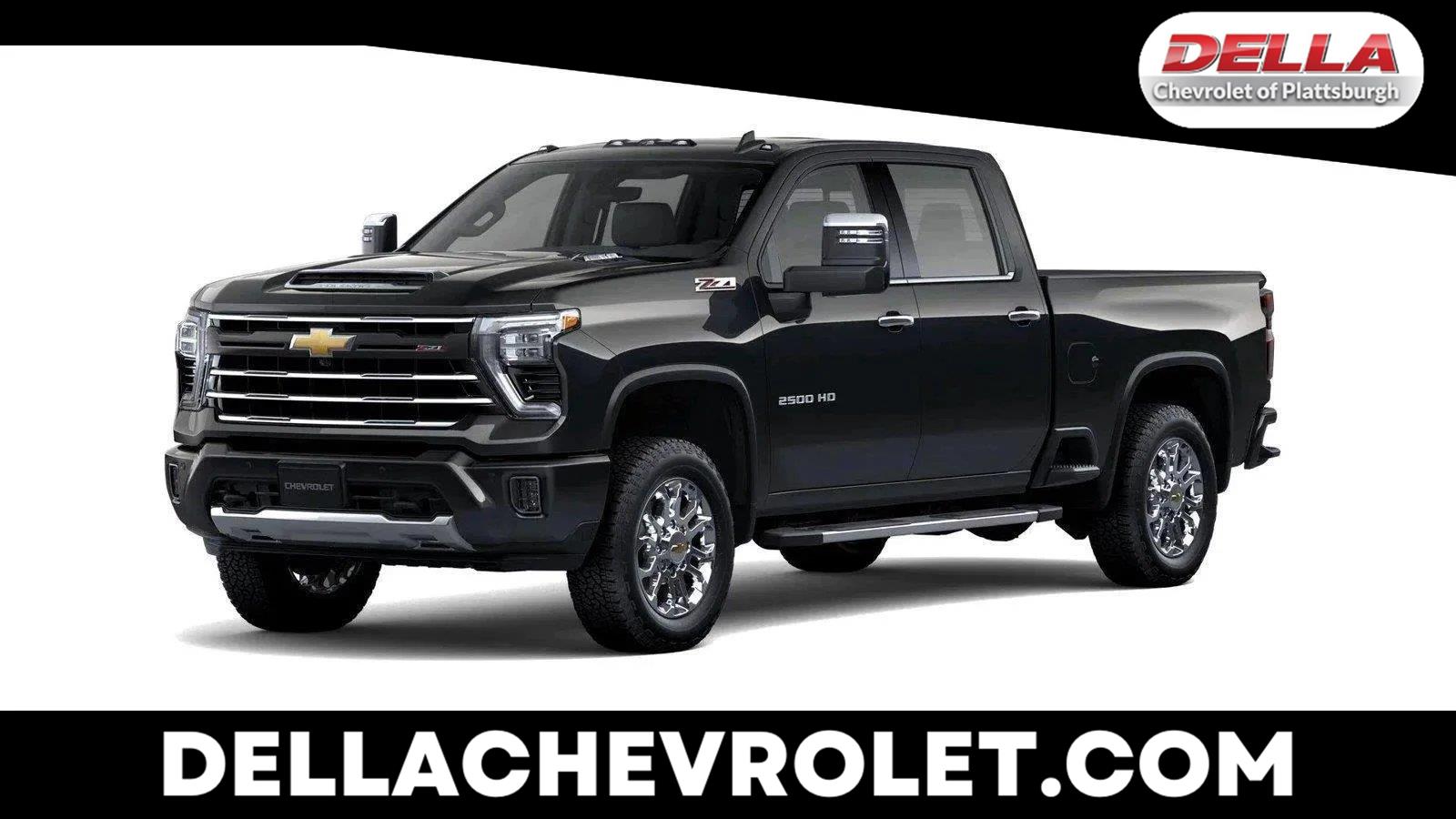 Black 2026 Chevrolet Silverado 2500HD Pickup Truck Four-Wheel Drive Automatic