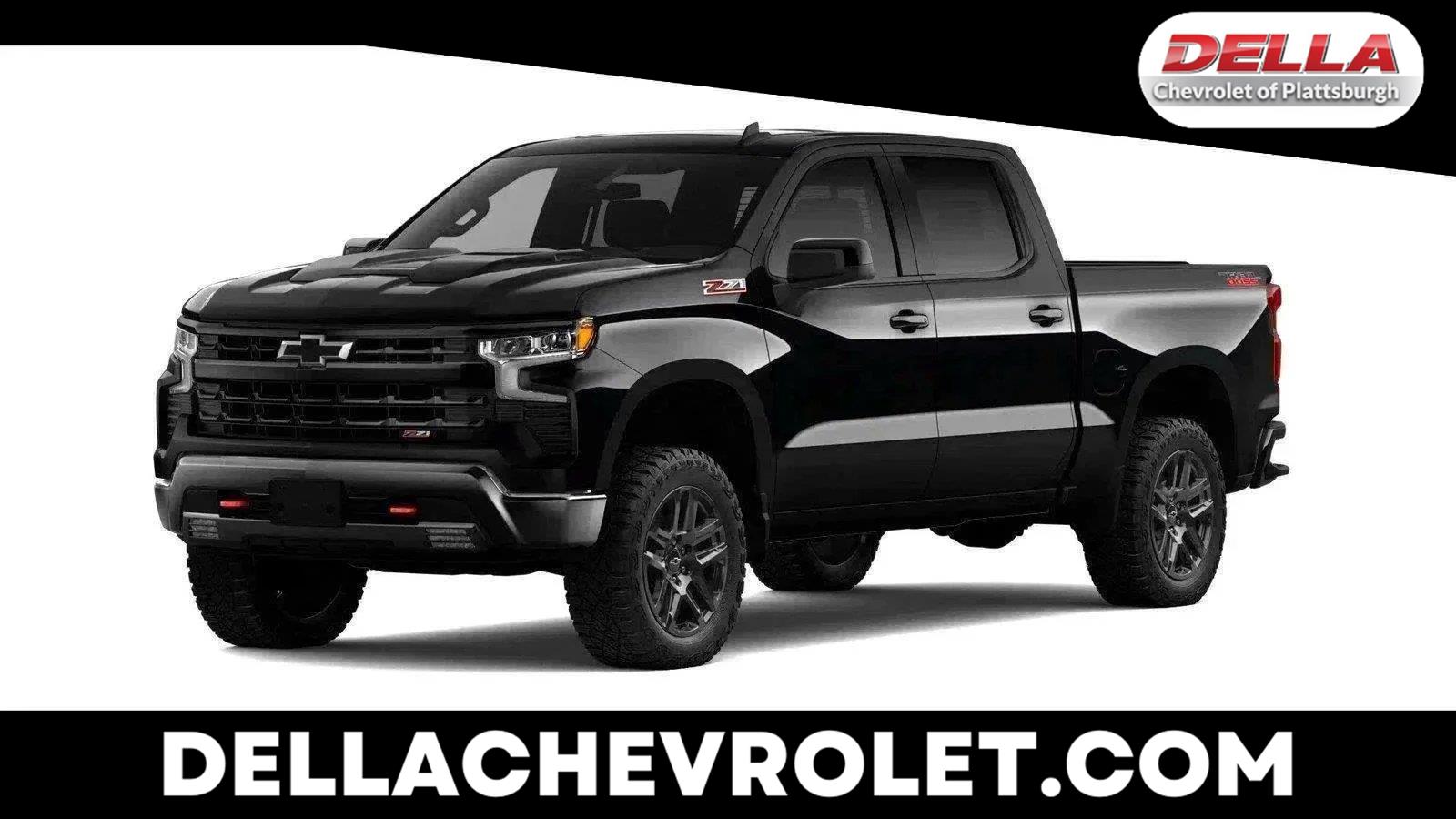 Black 2026 Chevrolet Silverado 1500 Pickup Truck Four-Wheel Drive Automatic