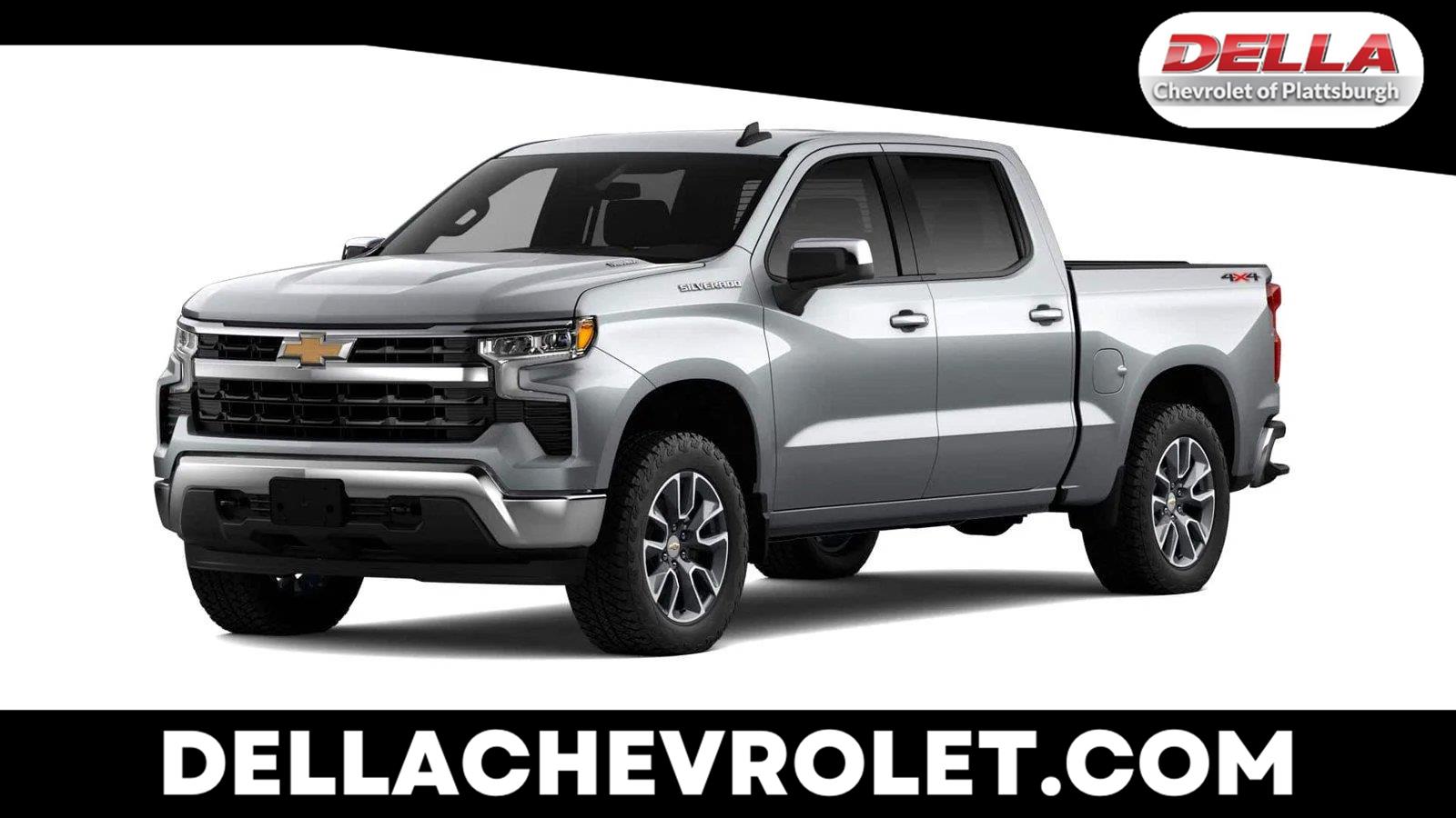 Sterling Gray Metallic 2026 Chevrolet Silverado 1500 Pickup Truck Four-Wheel Drive 8-Speed Automatic