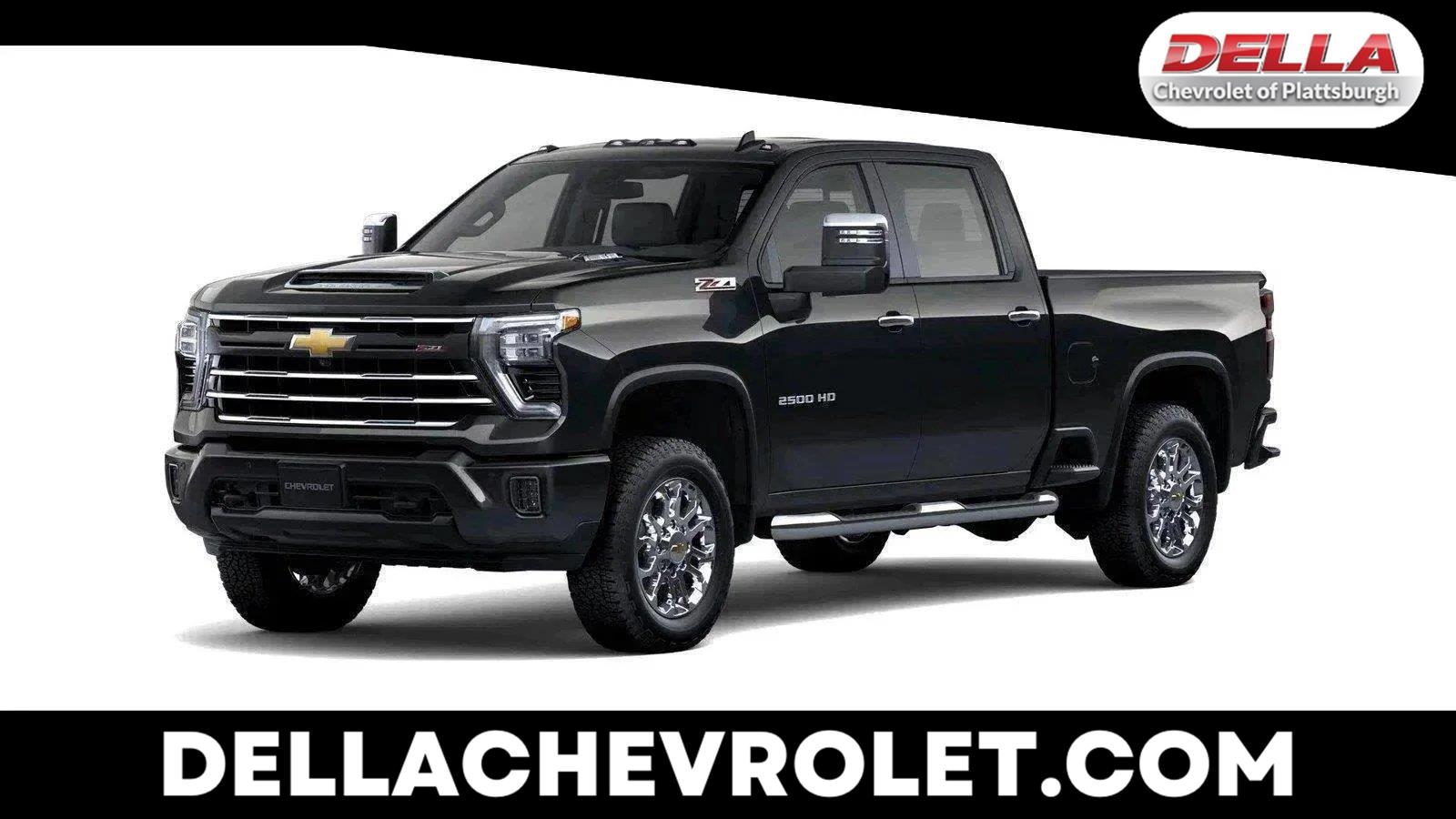 Black 2026 Chevrolet Silverado 2500HD Pickup Truck Four-Wheel Drive Automatic