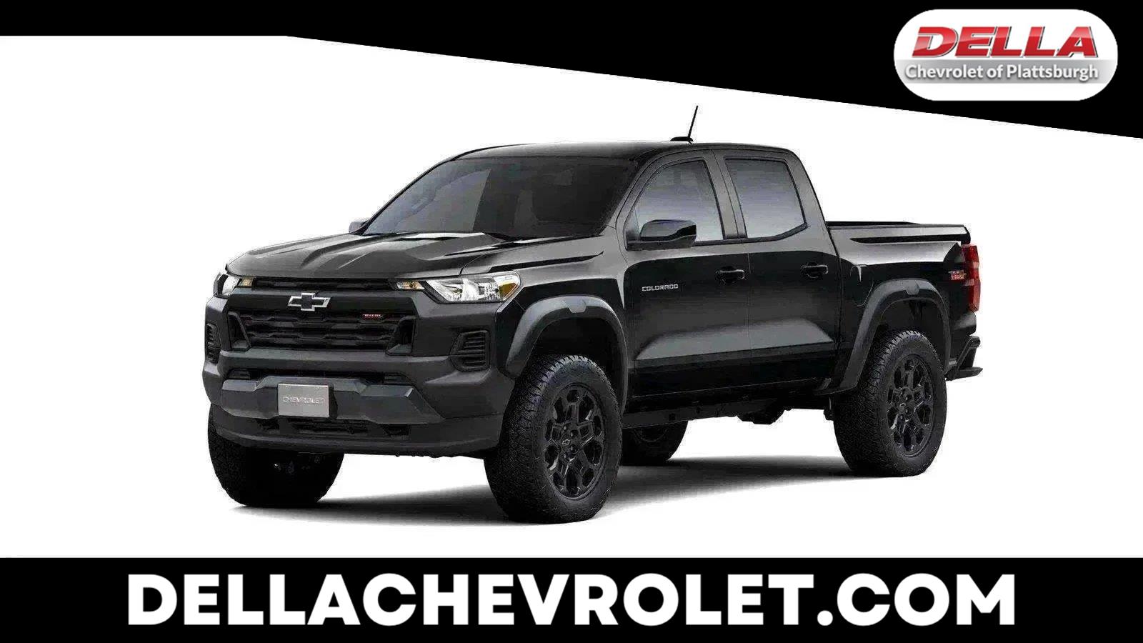 Black 2026 Chevrolet Colorado Pickup Truck Four-Wheel Drive 8-Speed Automatic