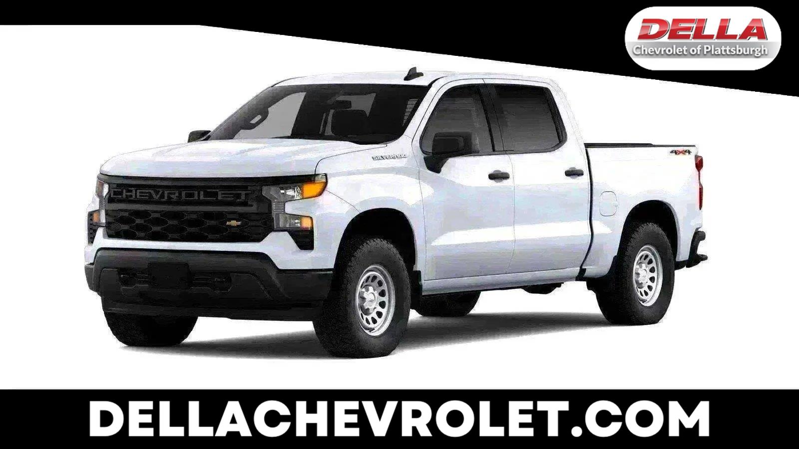 Summit White 2026 Chevrolet Silverado 1500 Pickup Truck Four-Wheel Drive Automatic