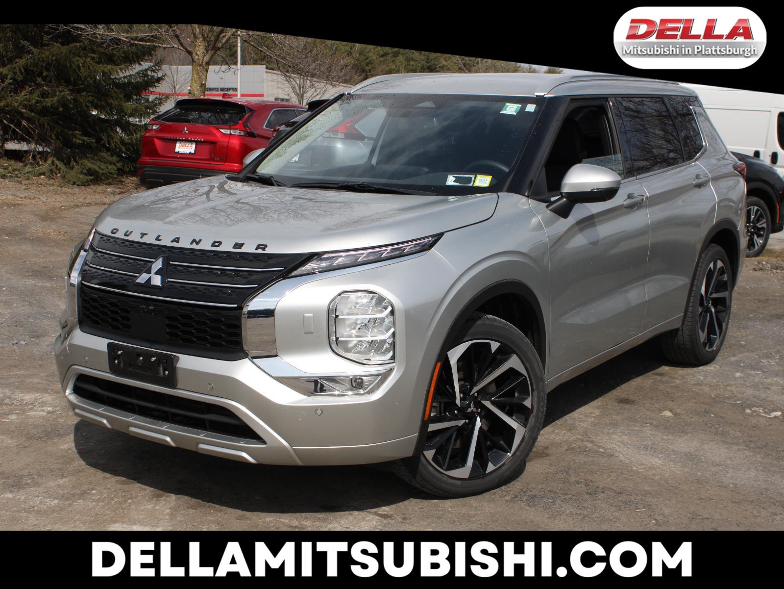 Alloy Silver Metallic 2024 Mitsubishi Outlander SEL S-AWC SUV / Crossover All-Wheel Drive Continuously Variable Transmission