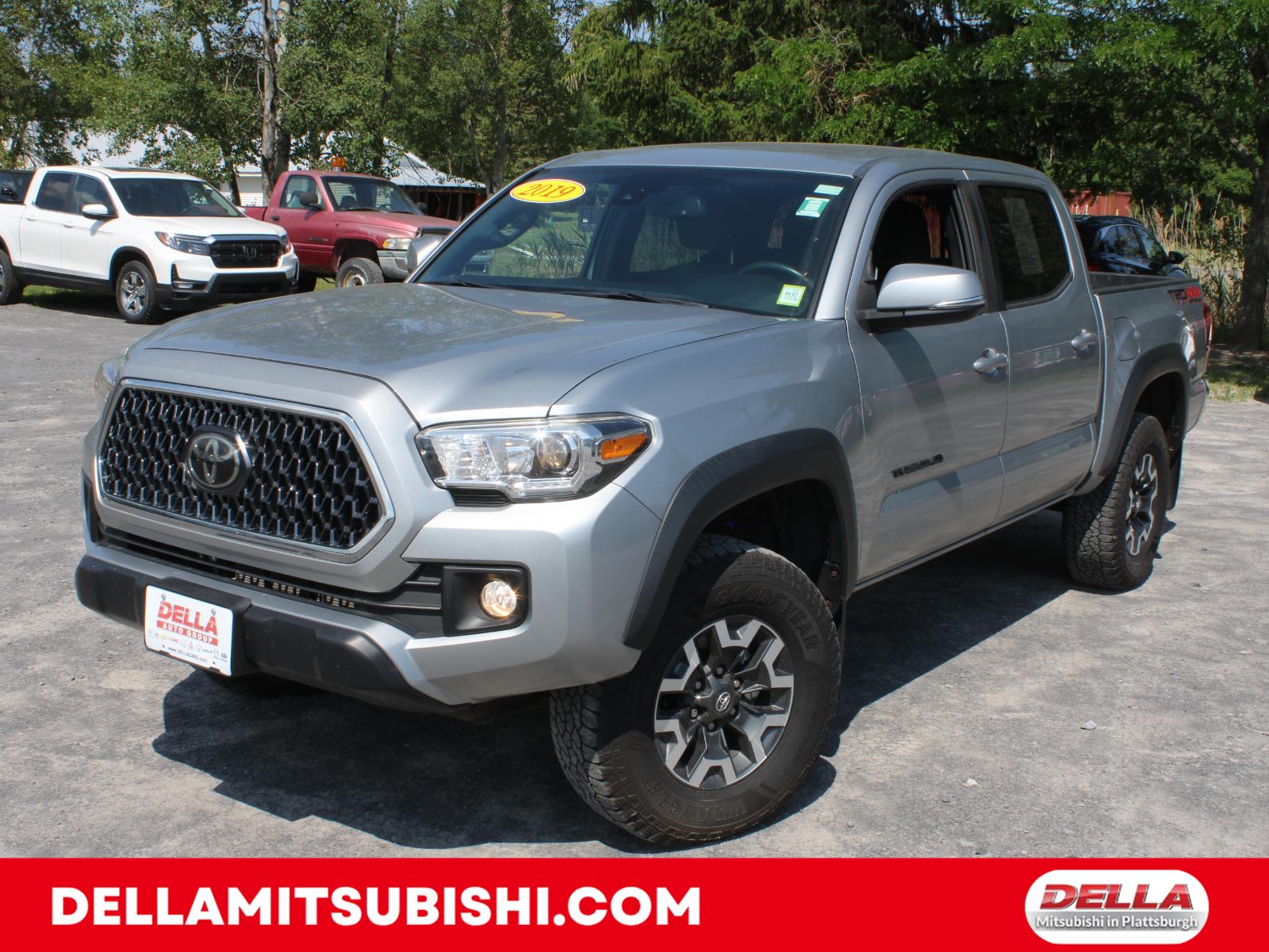 Silver Sky Metallic 2019 Toyota Tacoma Pickup Truck Four-Wheel Drive Manual