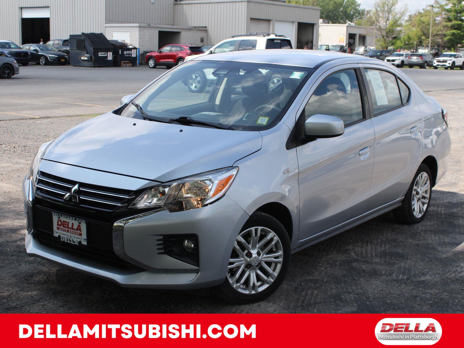 Starlight Silver Metallic 2023 Mitsubishi Mirage G4 Sedan Front-Wheel Drive Continuously Variable Transmission