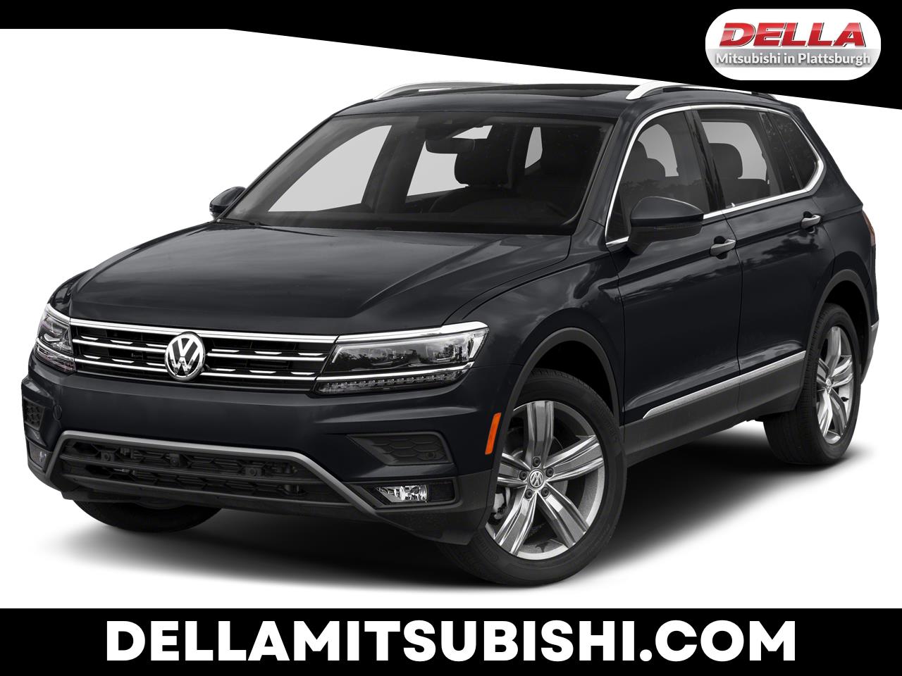 Deep Black Pearl 2021 Volkswagen Tiguan SUV / Crossover All-Wheel Drive Automatic