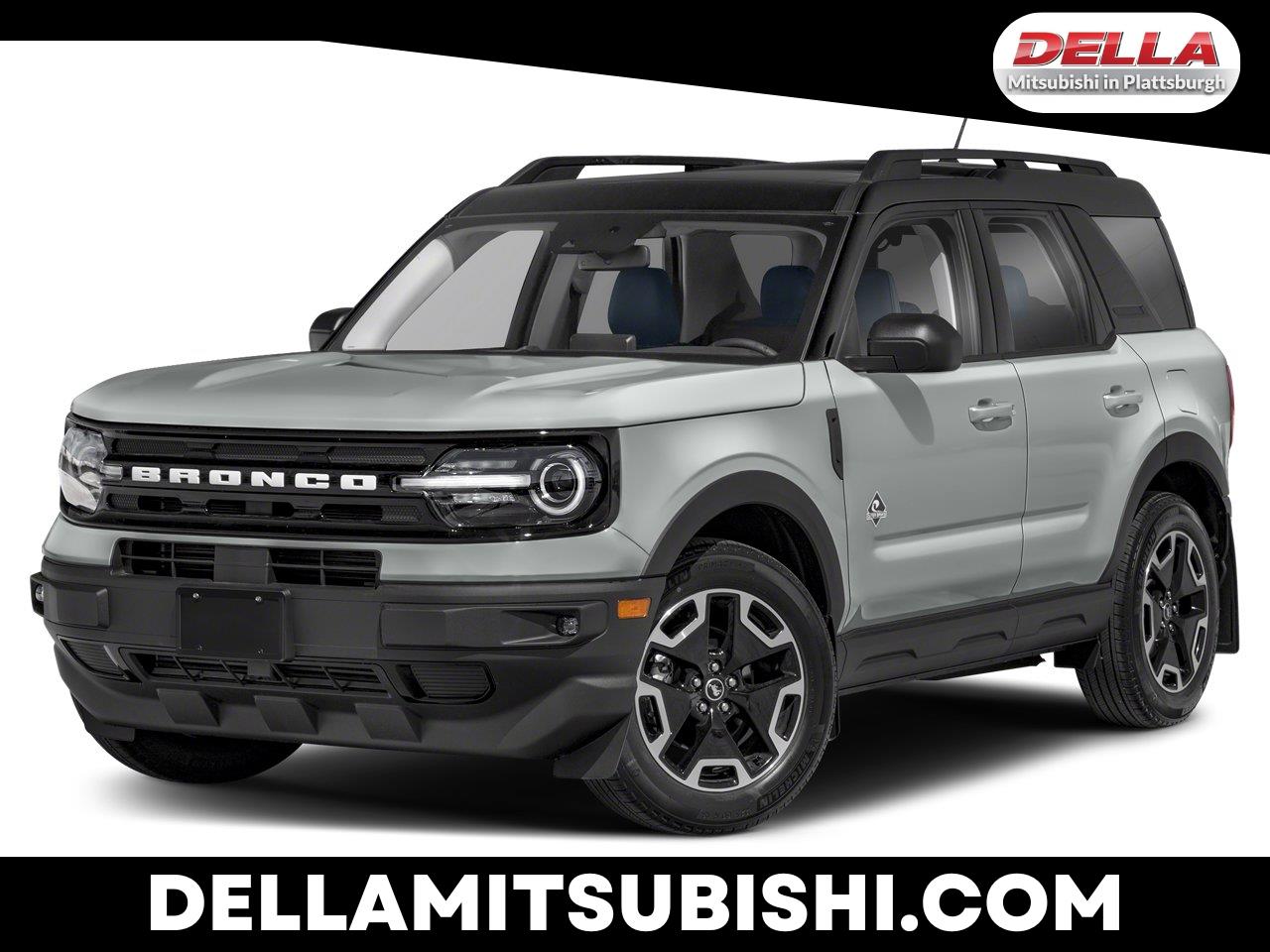 Gray (Cactus Grey) 2022 Ford Bronco Sport SUV / Crossover All-Wheel Drive 8-Speed Automatic