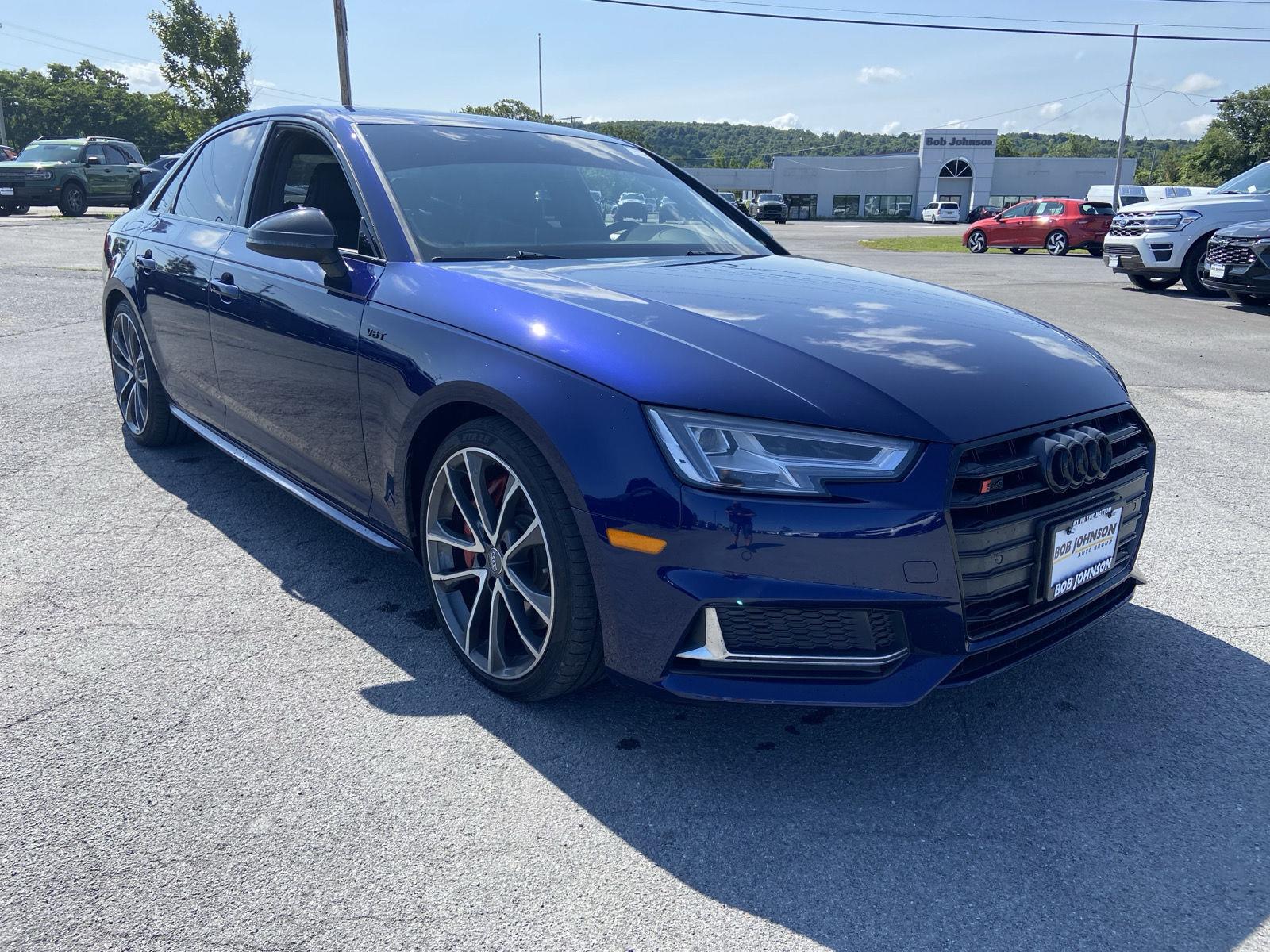 Moonlight Blue Metallic 2018 Audi S4 Sedan All-Wheel Drive Automatic