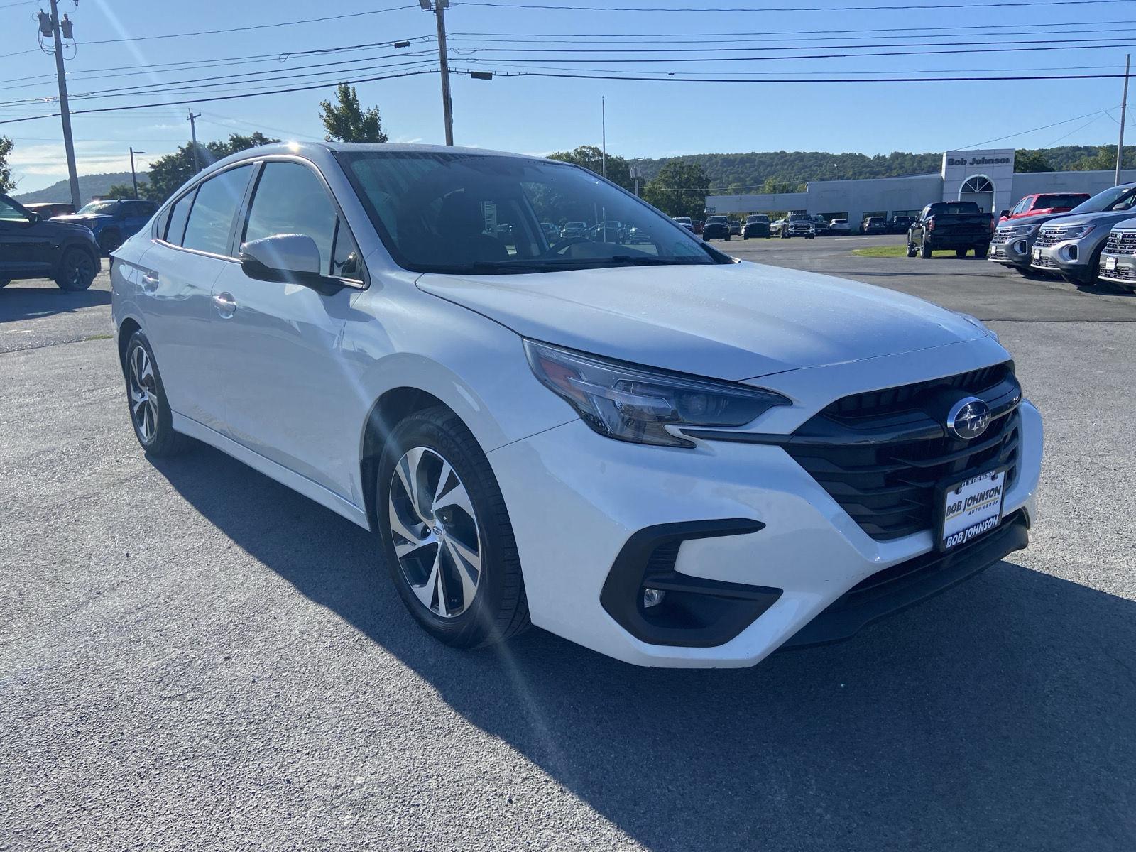 Crystal White Pearl 2023 Subaru Legacy Sedan All-Wheel Drive Continuously Variable Transmission