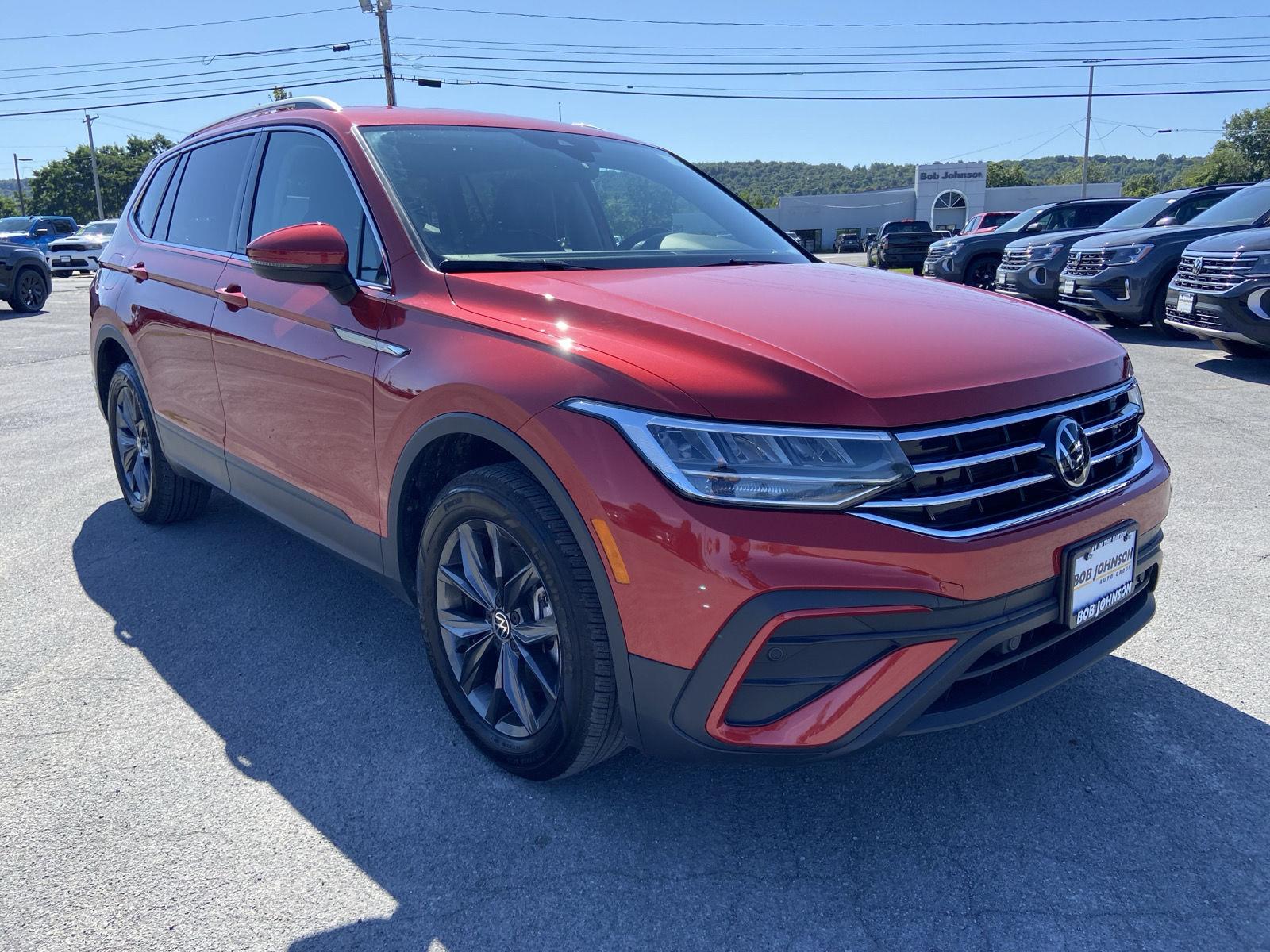 Kings Red Metallic 2024 Volkswagen Tiguan SUV / Crossover All-Wheel Drive Automatic