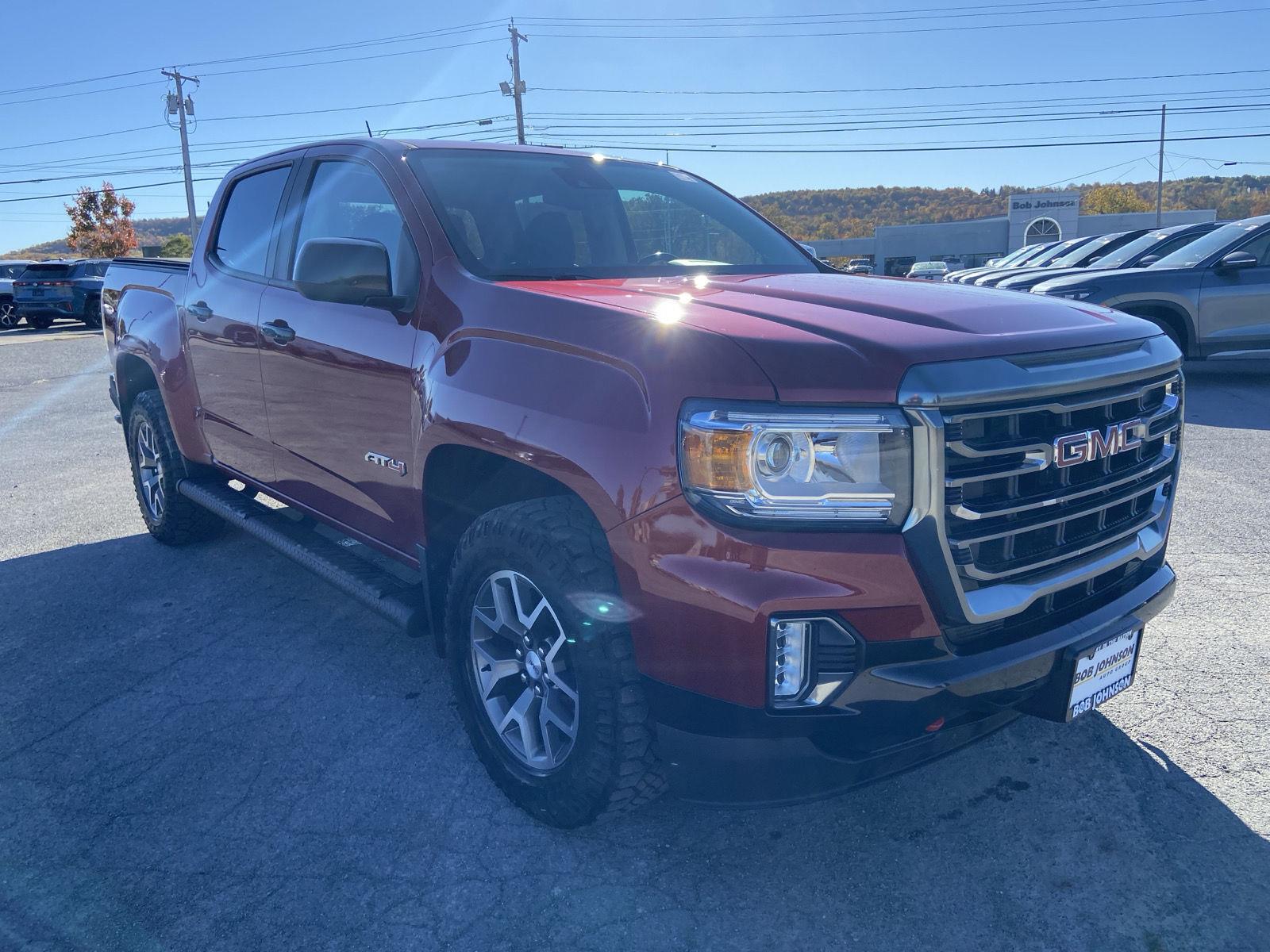 Cayenne Red Tintcoat 2021 GMC Canyon Pickup Truck Four-Wheel Drive 8-Speed Automatic