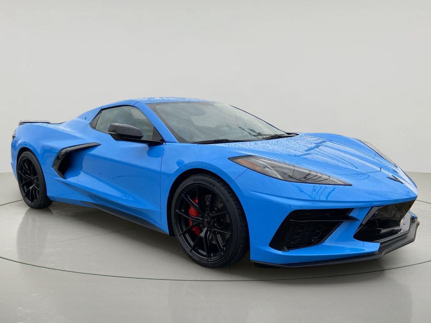 Rapid Blue 2023 Chevrolet Corvette Stingray 3LT Convertible RWD Convertible Rear-Wheel Drive 8-Speed Dual Clutch