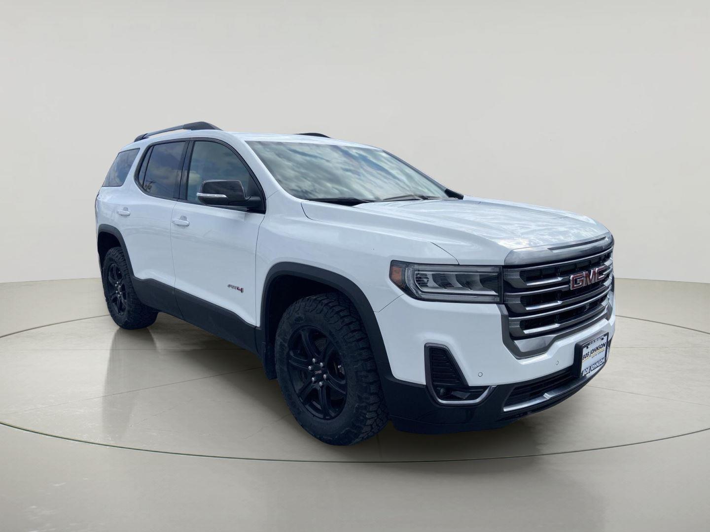Summit White 2023 GMC Acadia AT4 AWD SUV / Crossover Four-Wheel Drive 9-Speed Automatic
