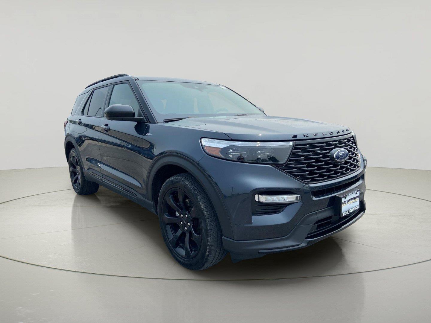 Stone Blue 2023 Ford Explorer SUV / Crossover All-Wheel Drive Automatic