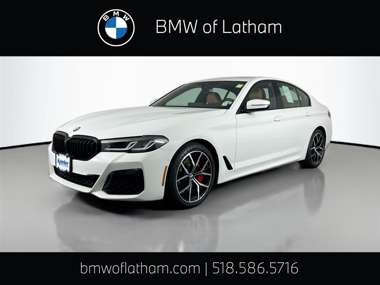Alpine White 2023 BMW 5 Series 540i xDrive AWD Sedan All-Wheel Drive Automatic
