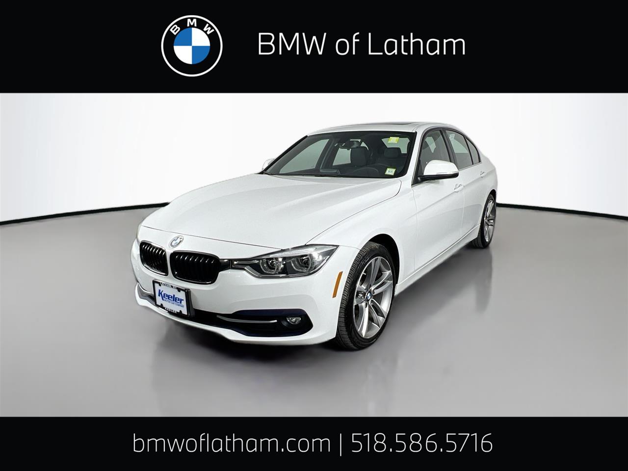 Alpine White 2018 BMW 3 Series 330i xDrive Sedan AWD Sedan All-Wheel Drive Automatic