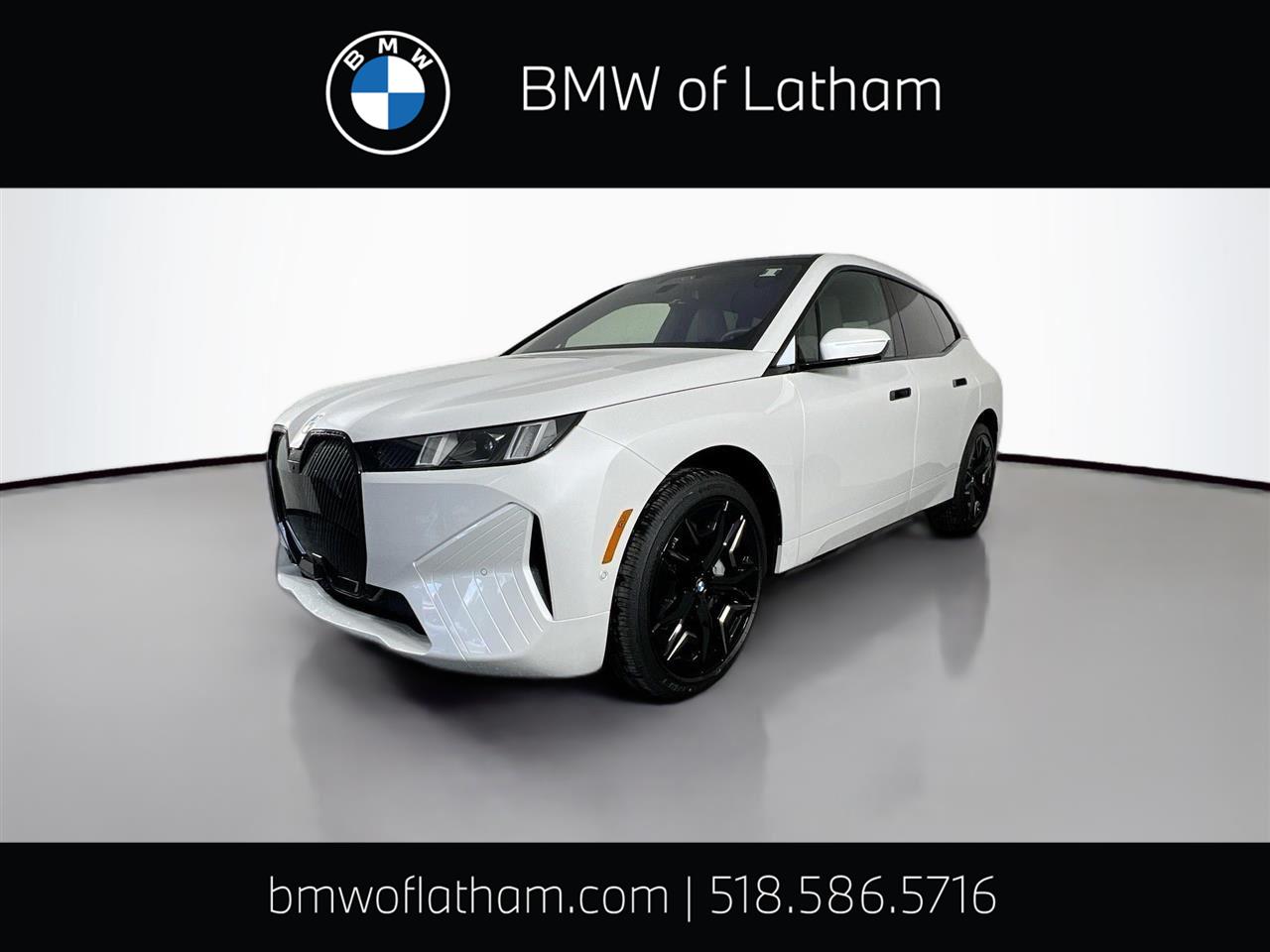 Mineral White Metallic 2026 BMW iX xDrive45 SUV / Crossover All-Wheel Drive Automatic