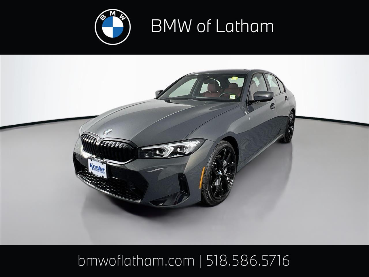 Gray (Dravit Grey Metallic) 2026 BMW 3 Series 330i xDrive Sedan All-Wheel Drive Automatic
