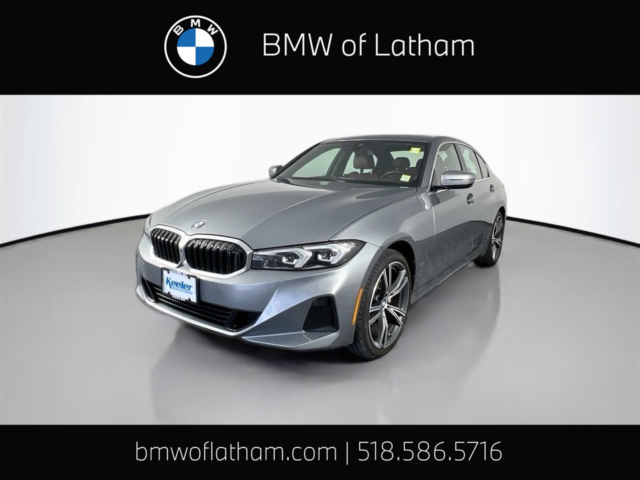 Gray (Skyscraper Grey Metallic) 2024 BMW 3 Series 330i xDrive AWD Sedan All-Wheel Drive Automatic