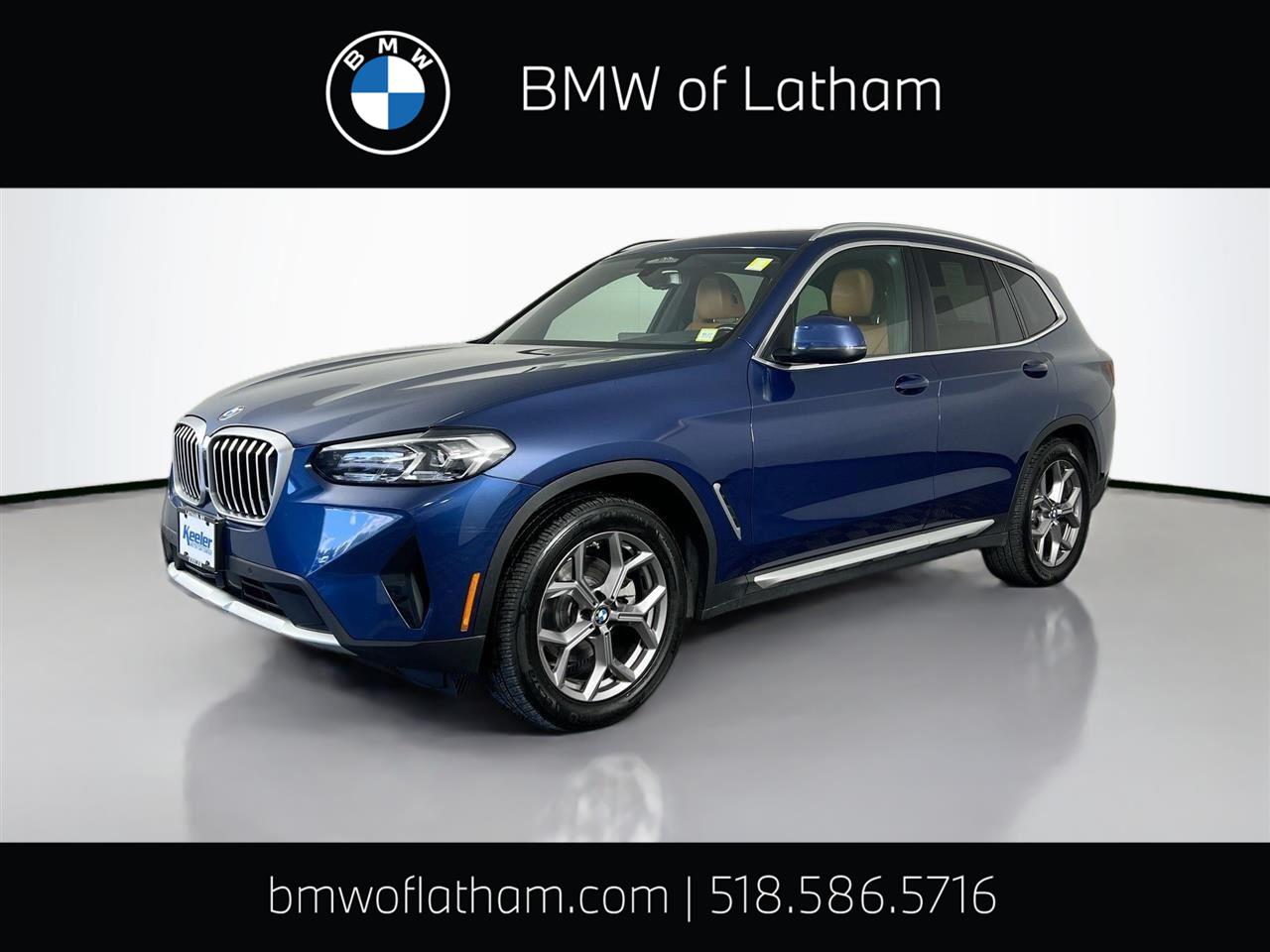 Phytonic Blue Metallic 2024 BMW X3 xDrive30i AWD SUV / Crossover All-Wheel Drive Automatic