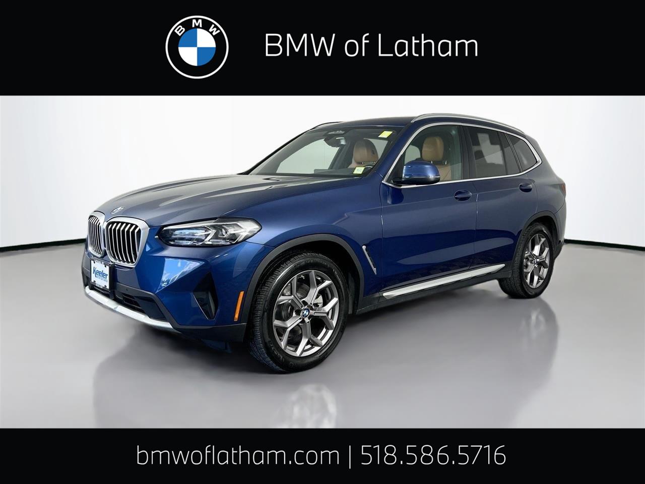 Phytonic Blue Metallic 2024 BMW X3 SUV / Crossover All-Wheel Drive Automatic
